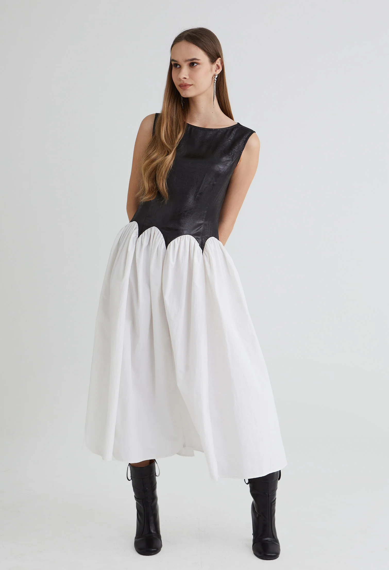 Seraphine Ruffle Midi Dress