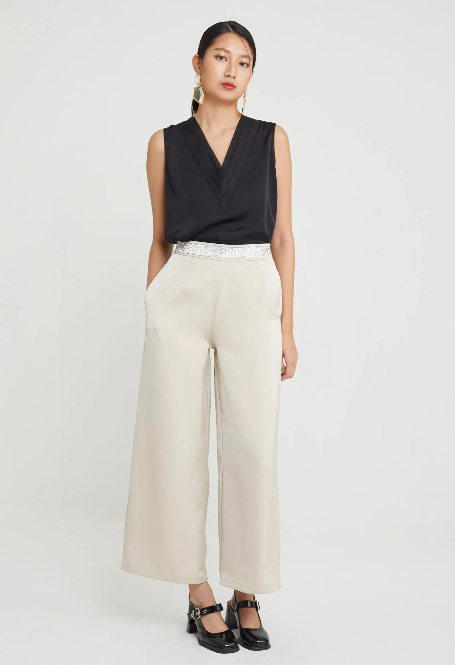 Diamonte Straight Cut Trousers