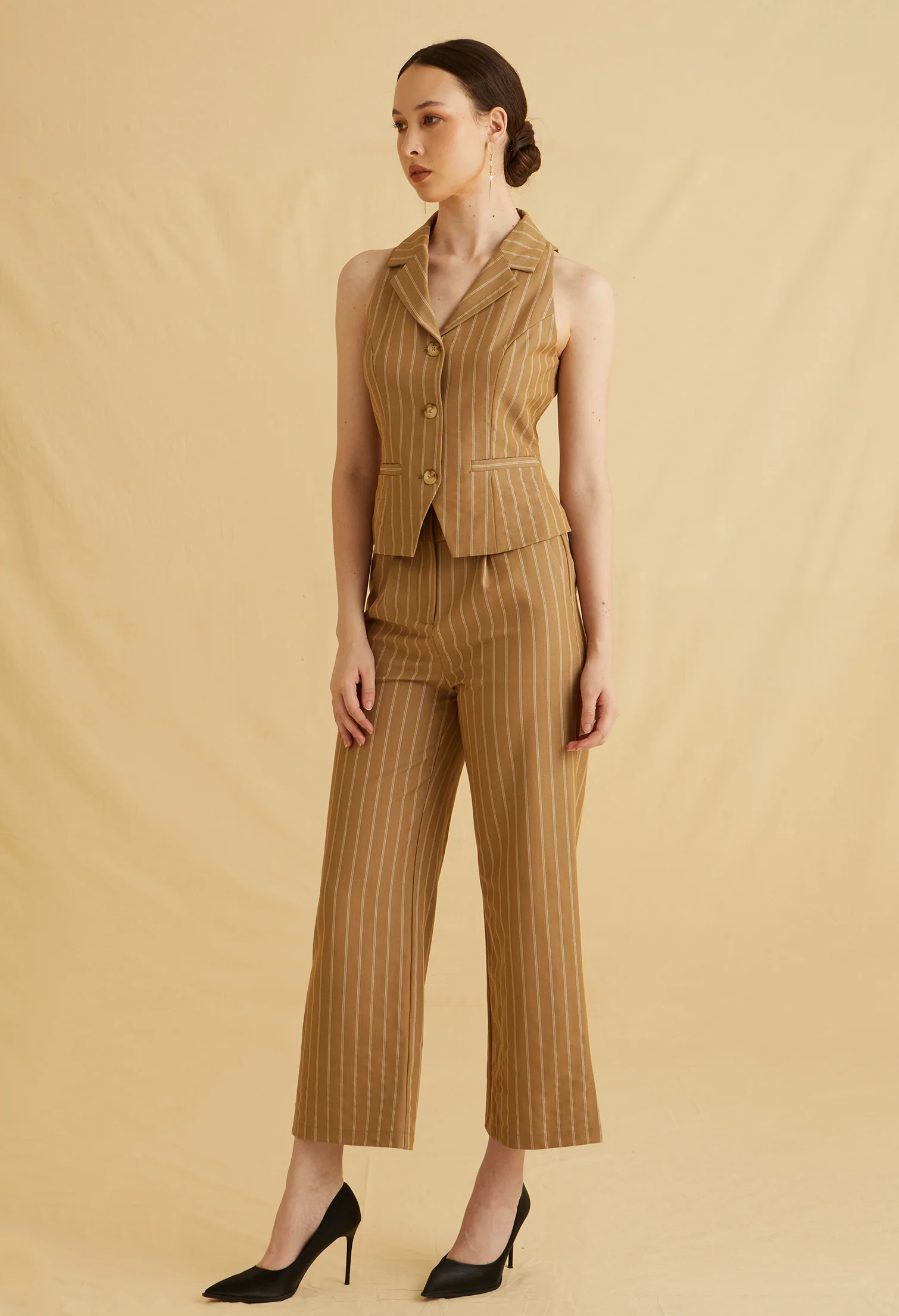 Sharp Line Straight Pants