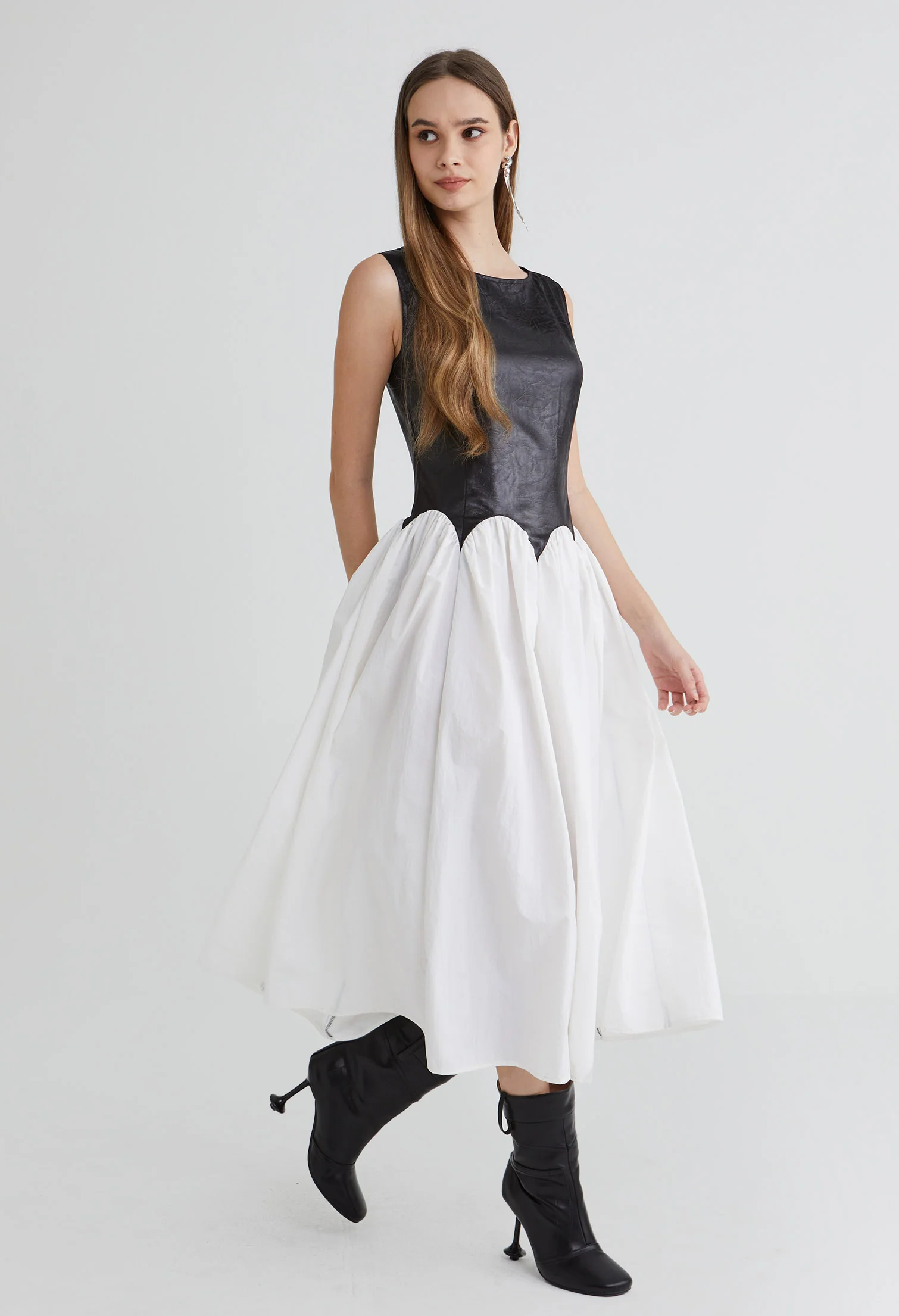 Seraphine Ruffle Midi Dress