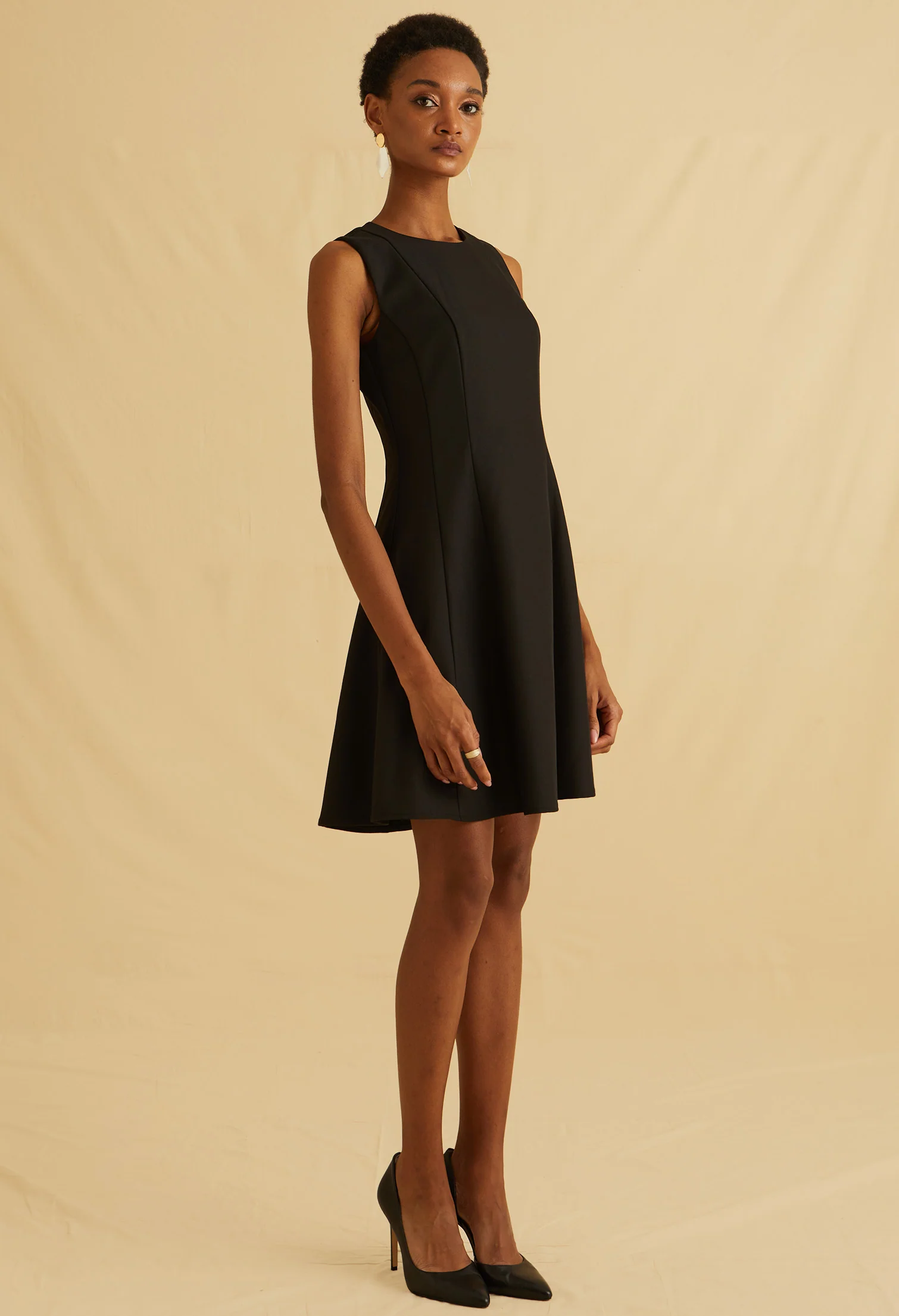 Luxe Flowy Mini Dress