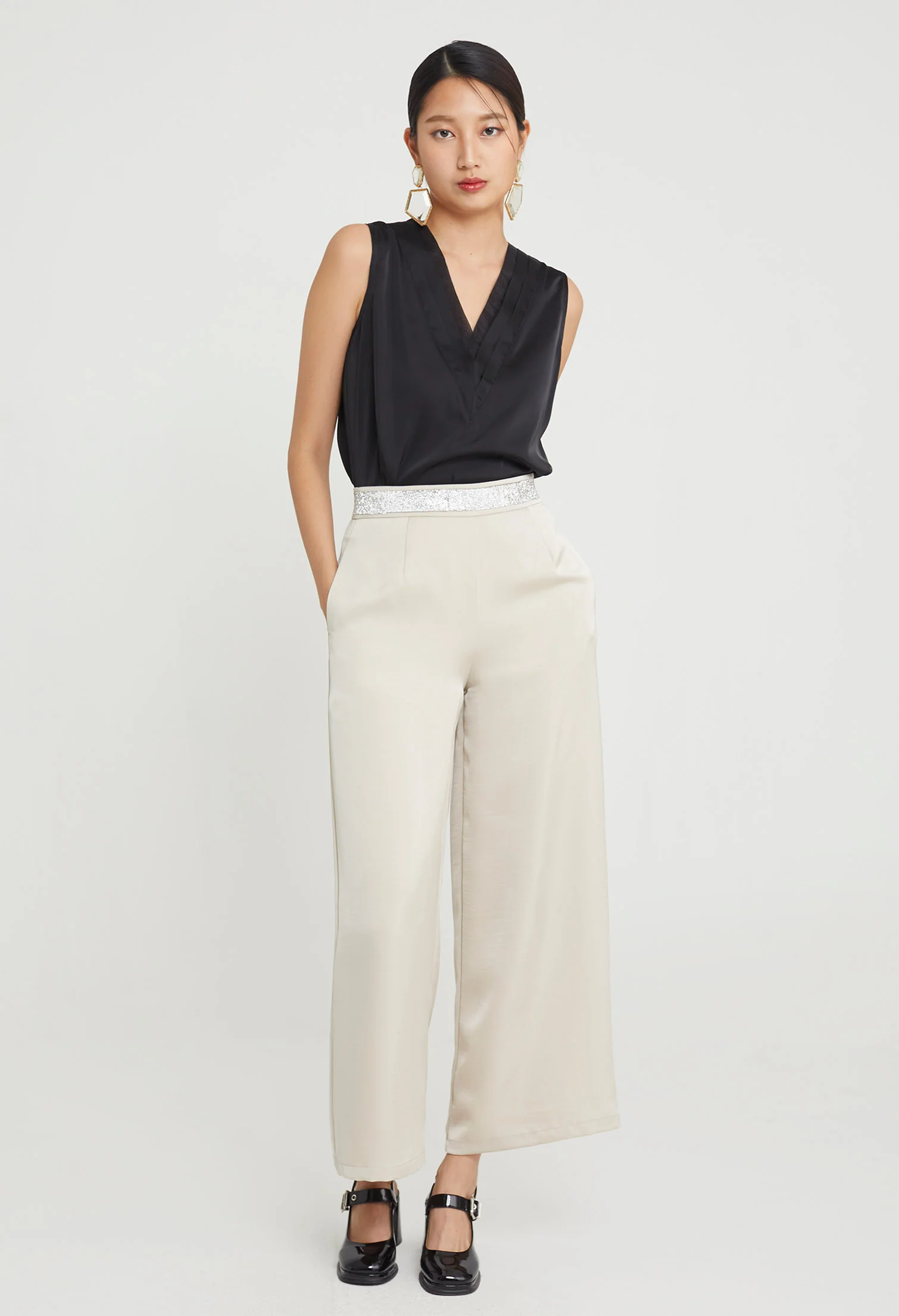 Diamonte Straight Cut Trousers