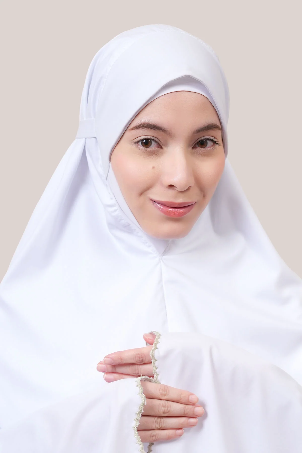 Telekung Maharani Broderie Zaima