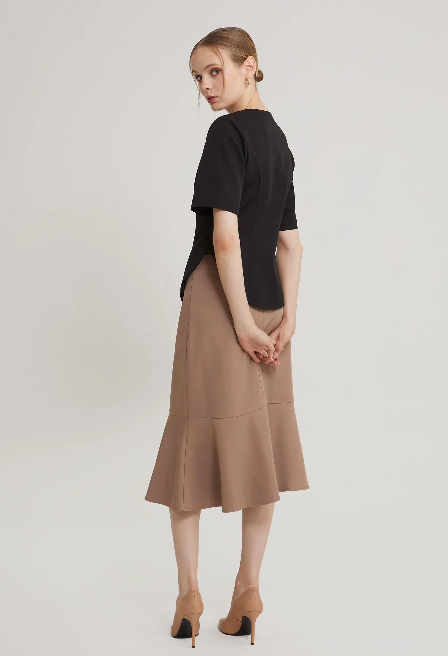 Golden Muse Cinched Top