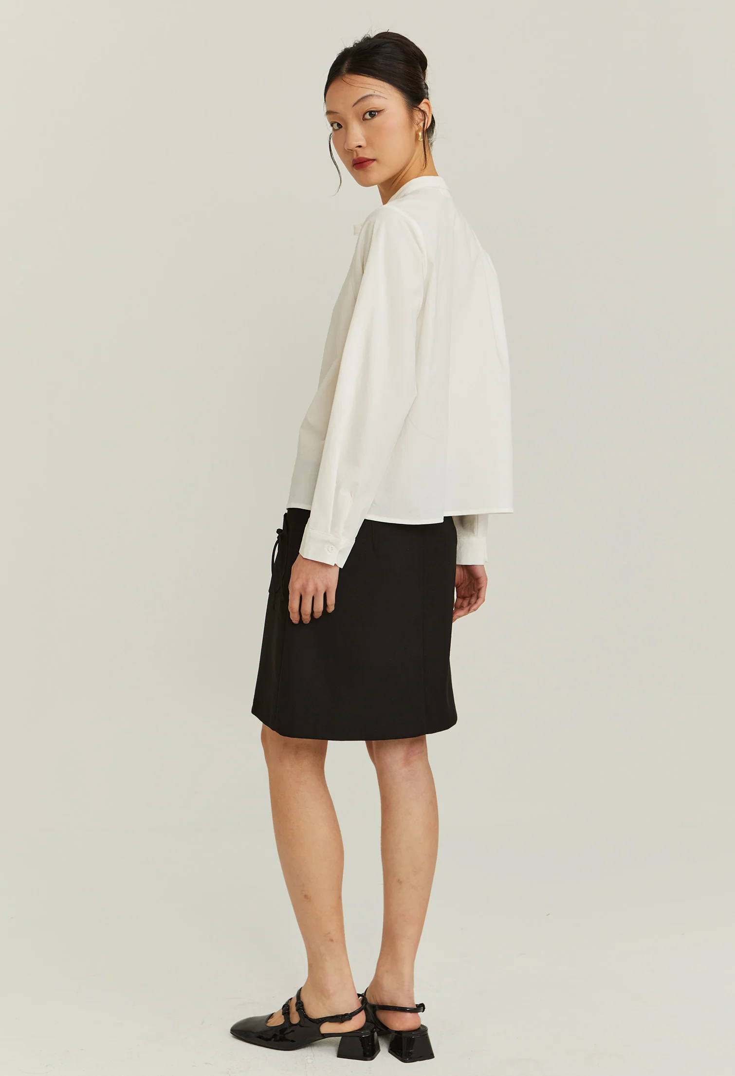 Radiant Bow Long Sleeves Top