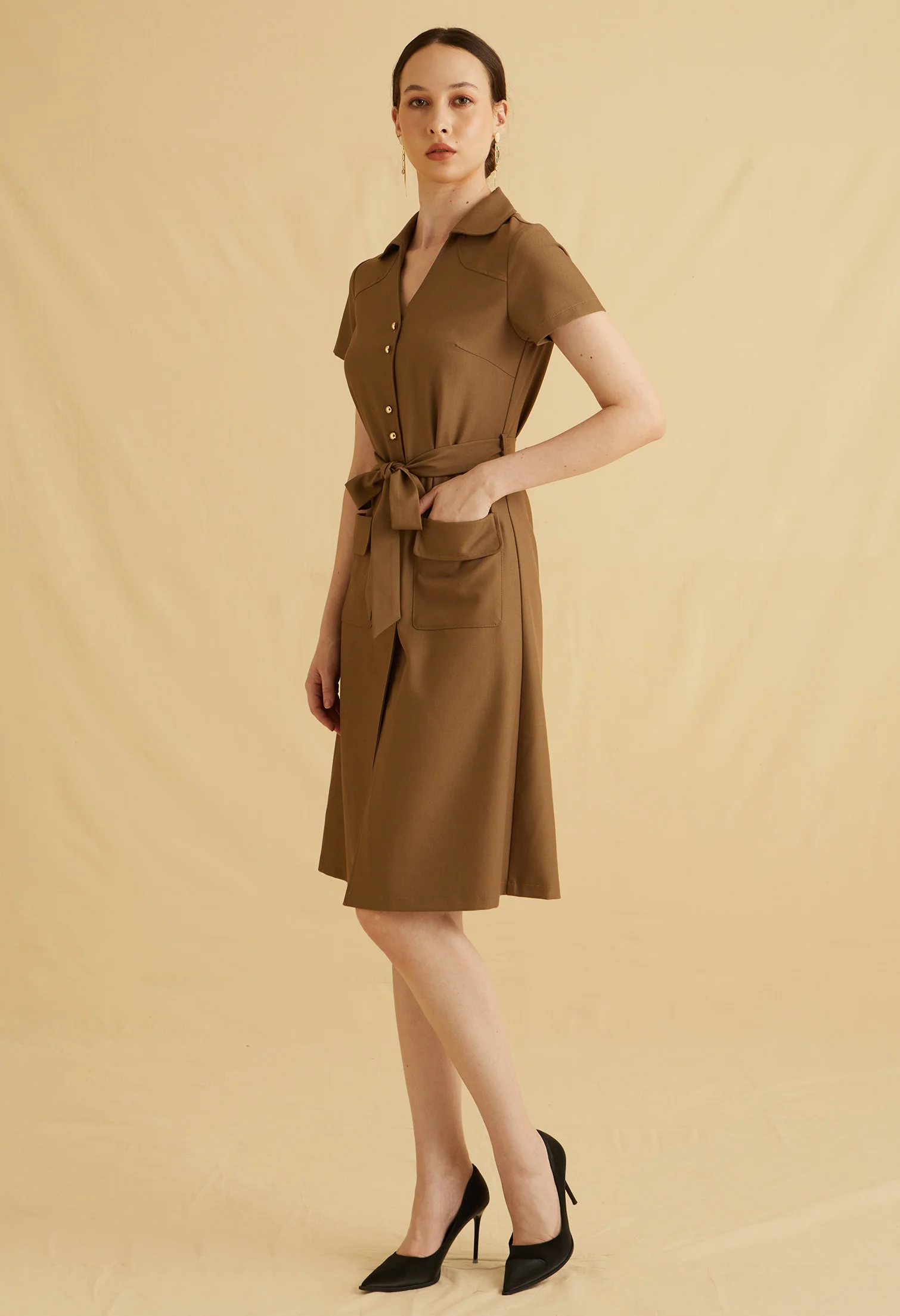 Modern Poise Midi Dress