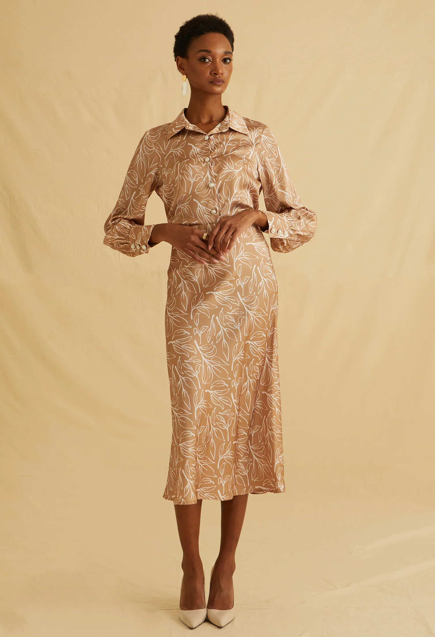 Pastel Bloom Midi Skirts