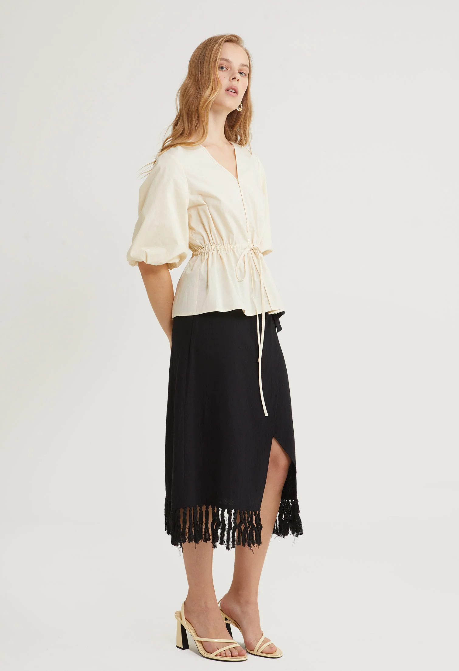 Palm Breeze Slip-On Top