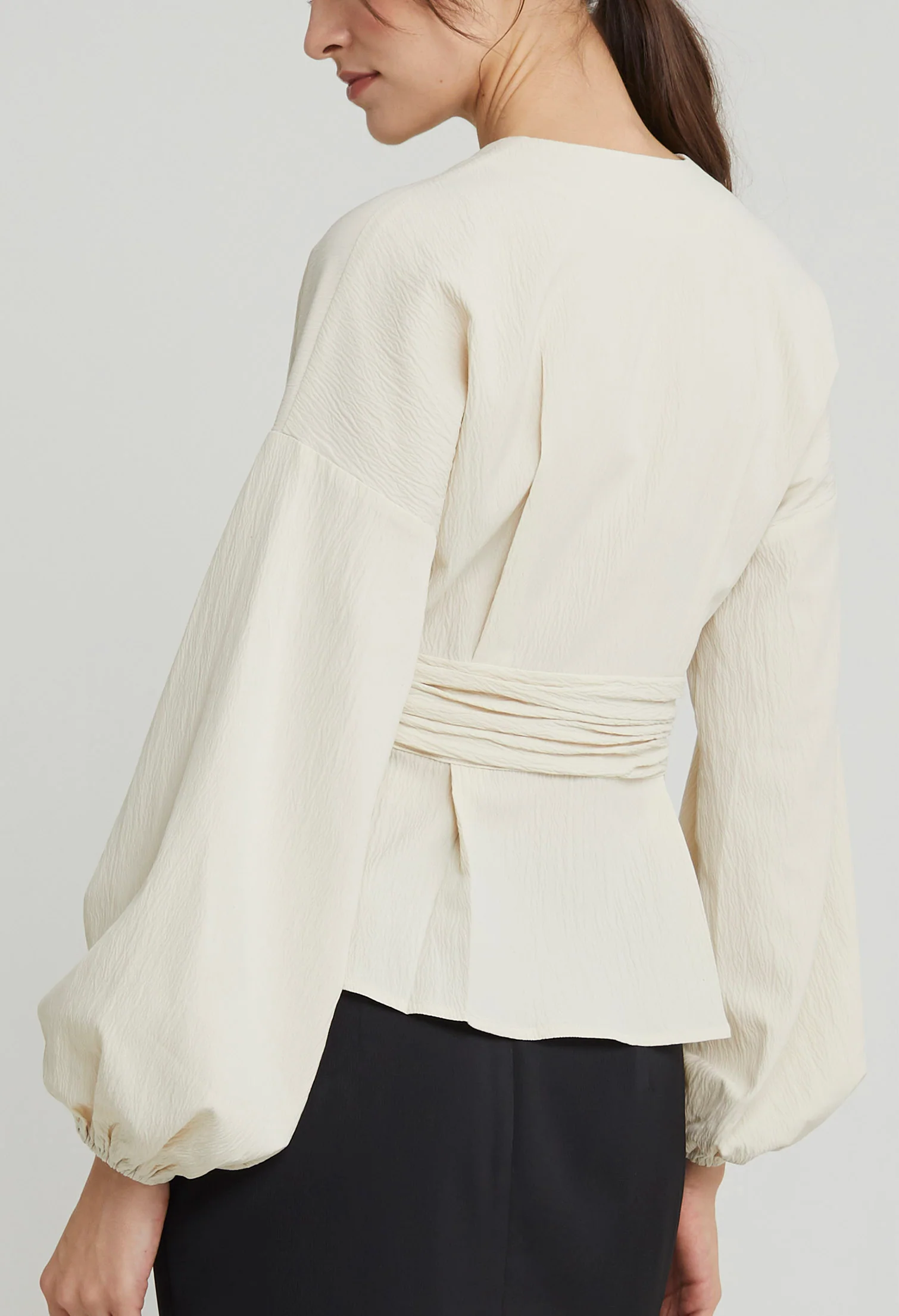 Elegance Ruched Waist Top