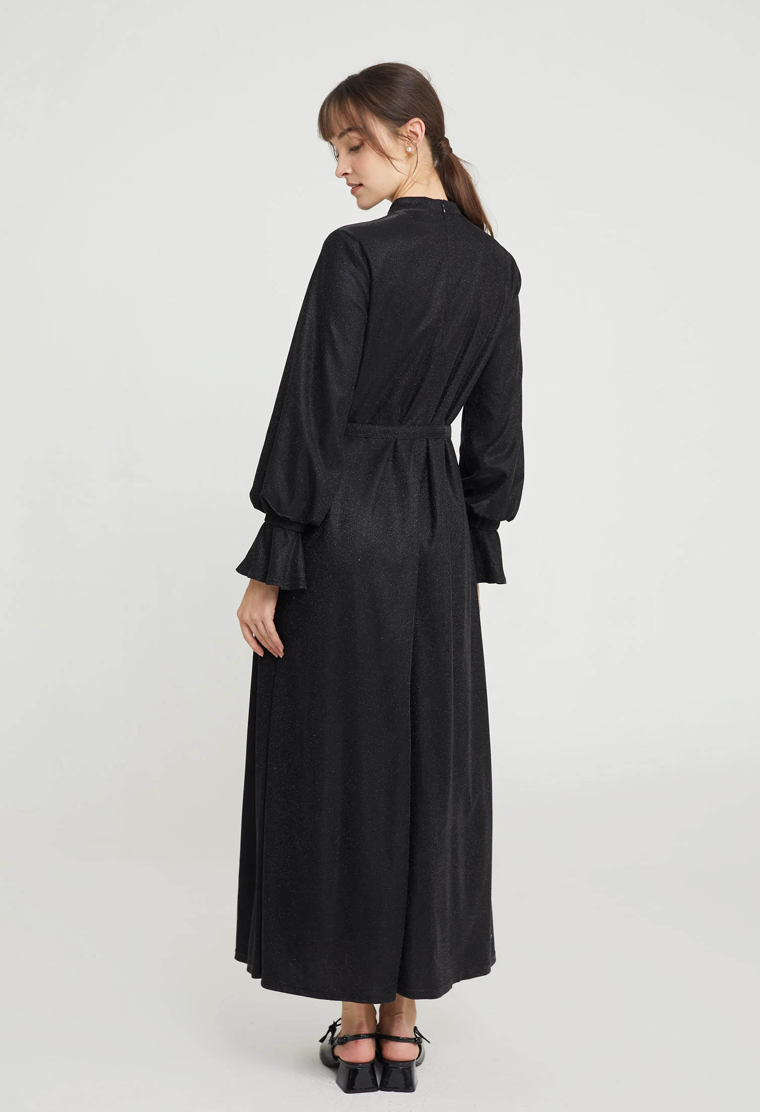 Starlight Petal Sleeve Maxi Dress