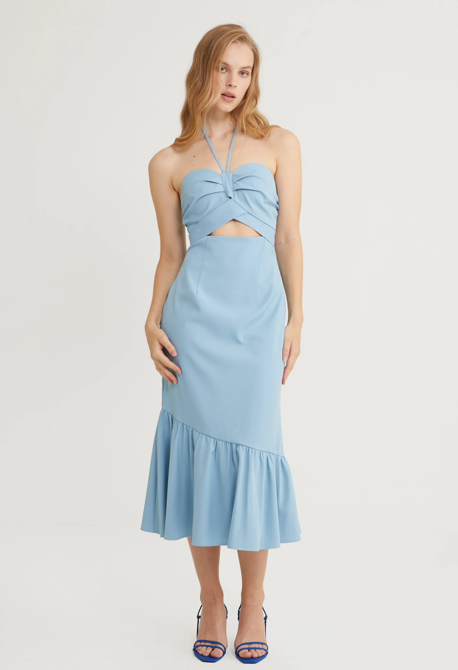 Aloha Cutout Midi Dress