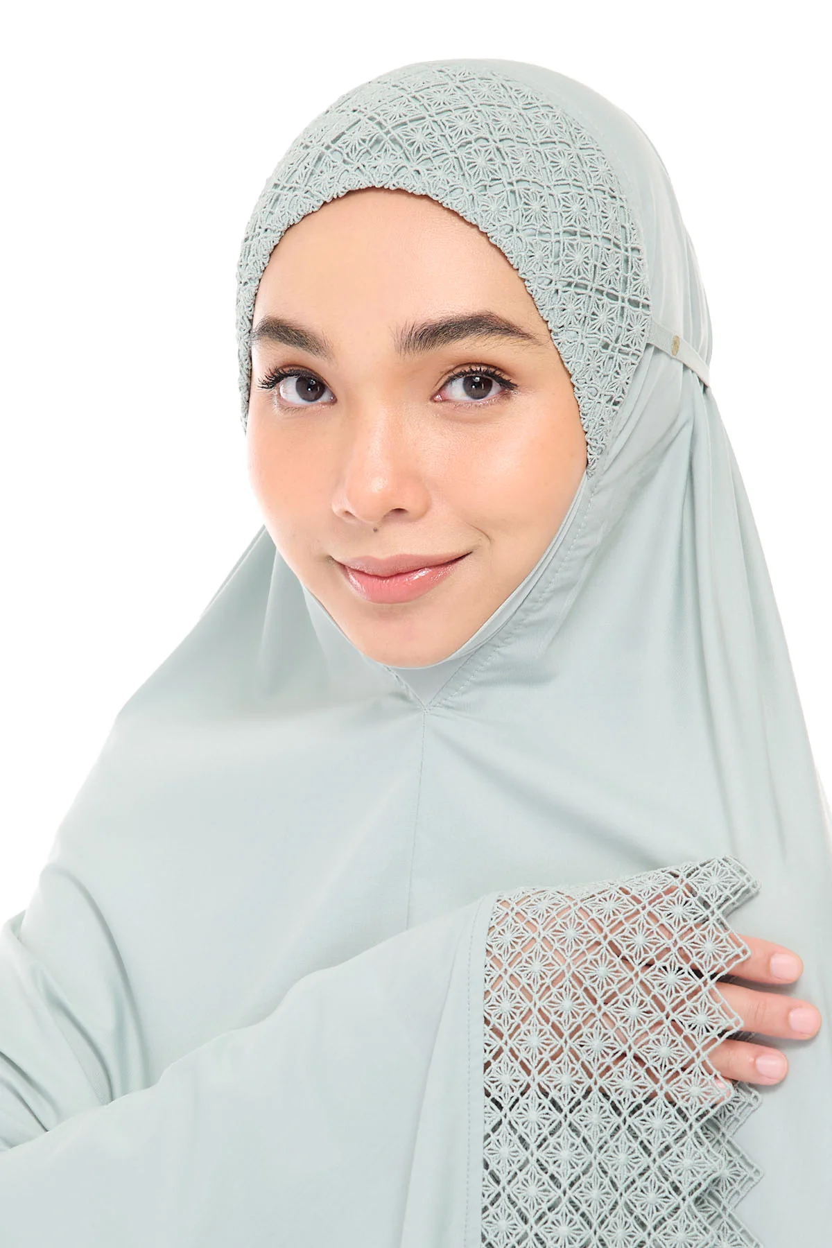 Telekung Modish Asanoha