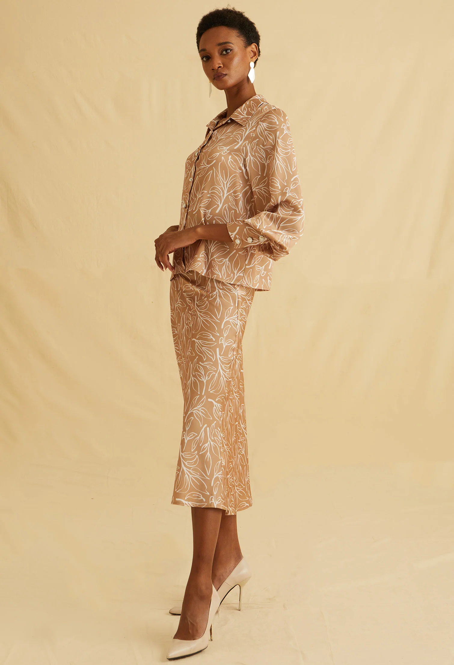 Pastel Bloom Collared Shirt