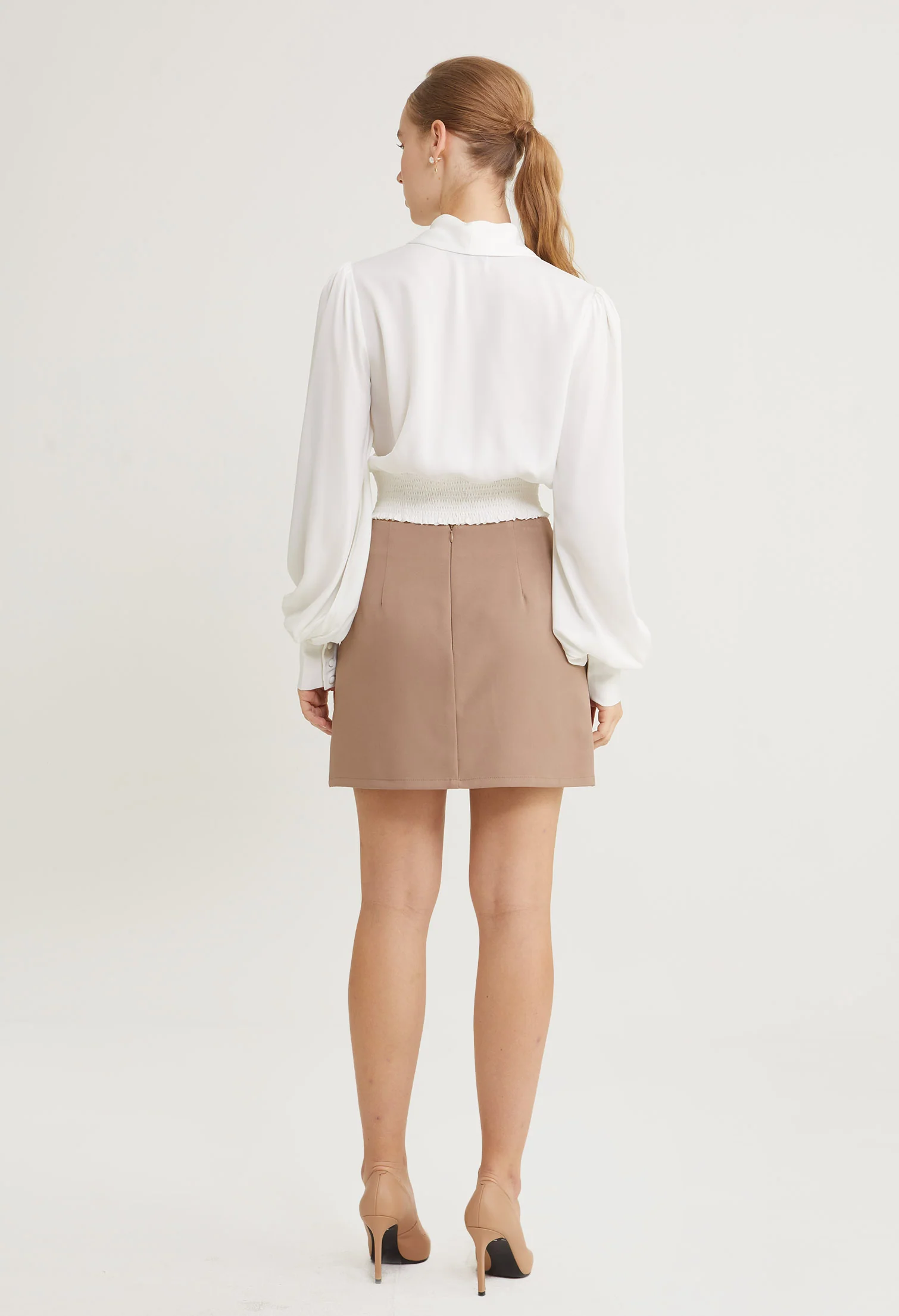 Satin Embrace Long Sleeves Blouse