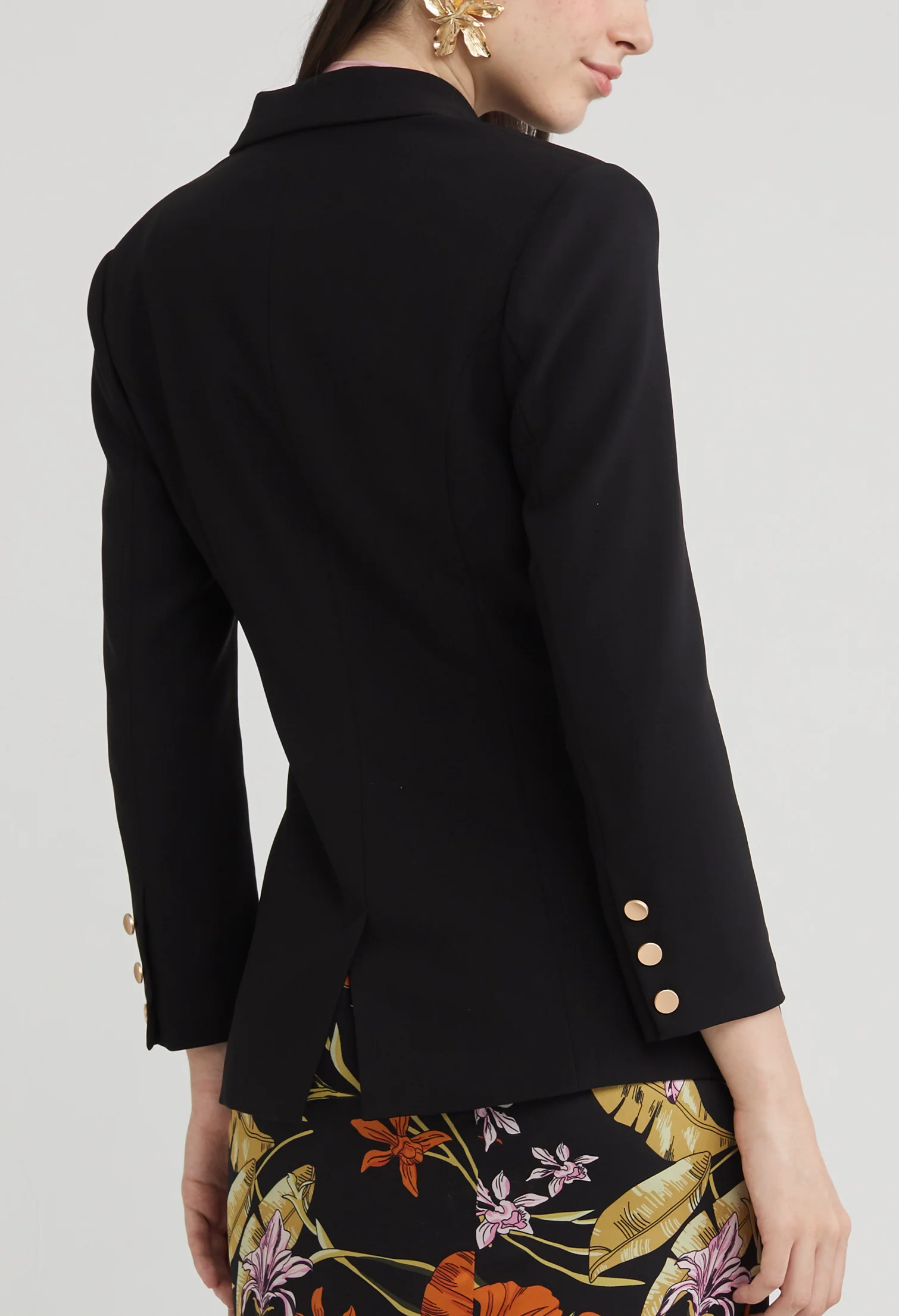 Buckle Accent Blazer