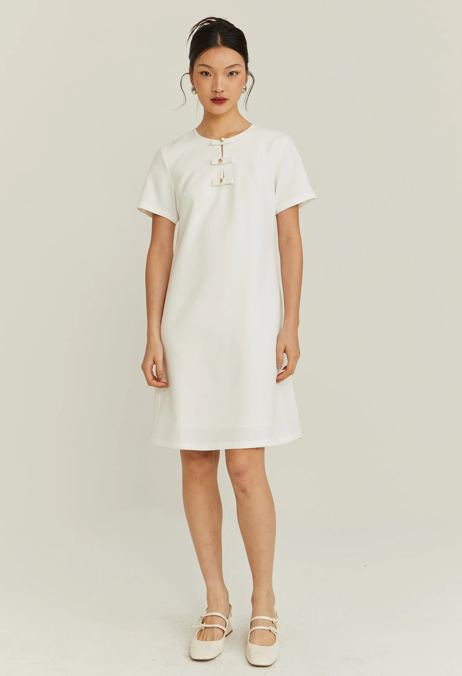 Triple Bow Mini Dress