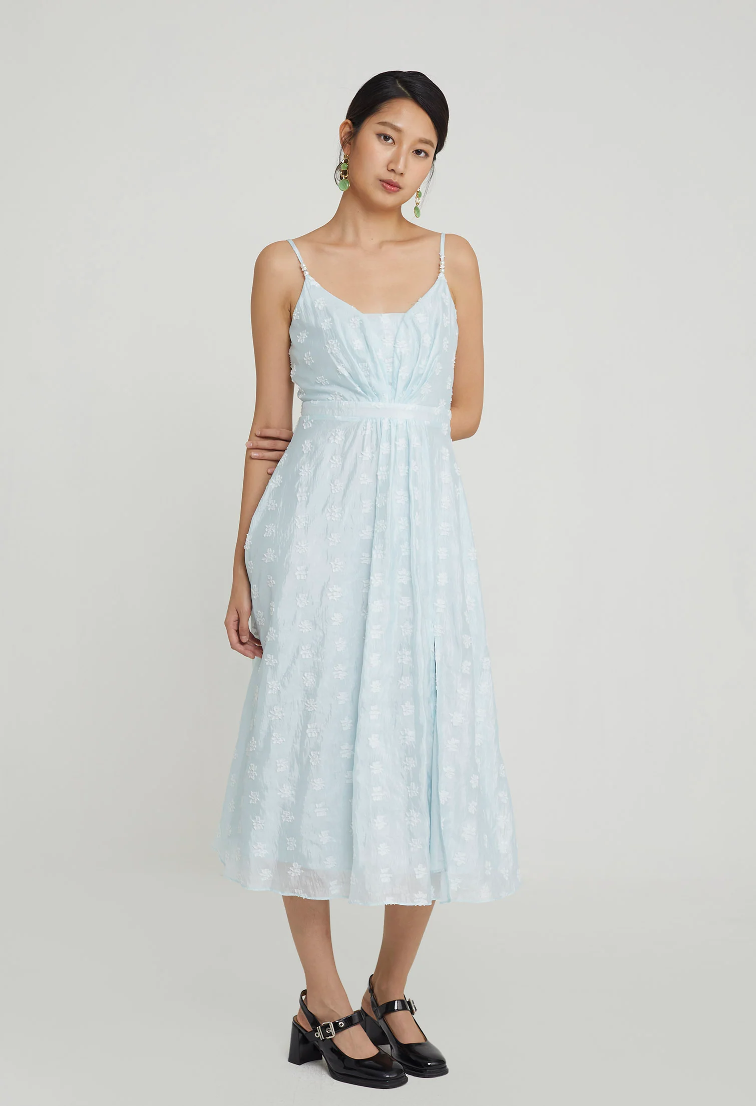 Daisy Organza Midi Dress