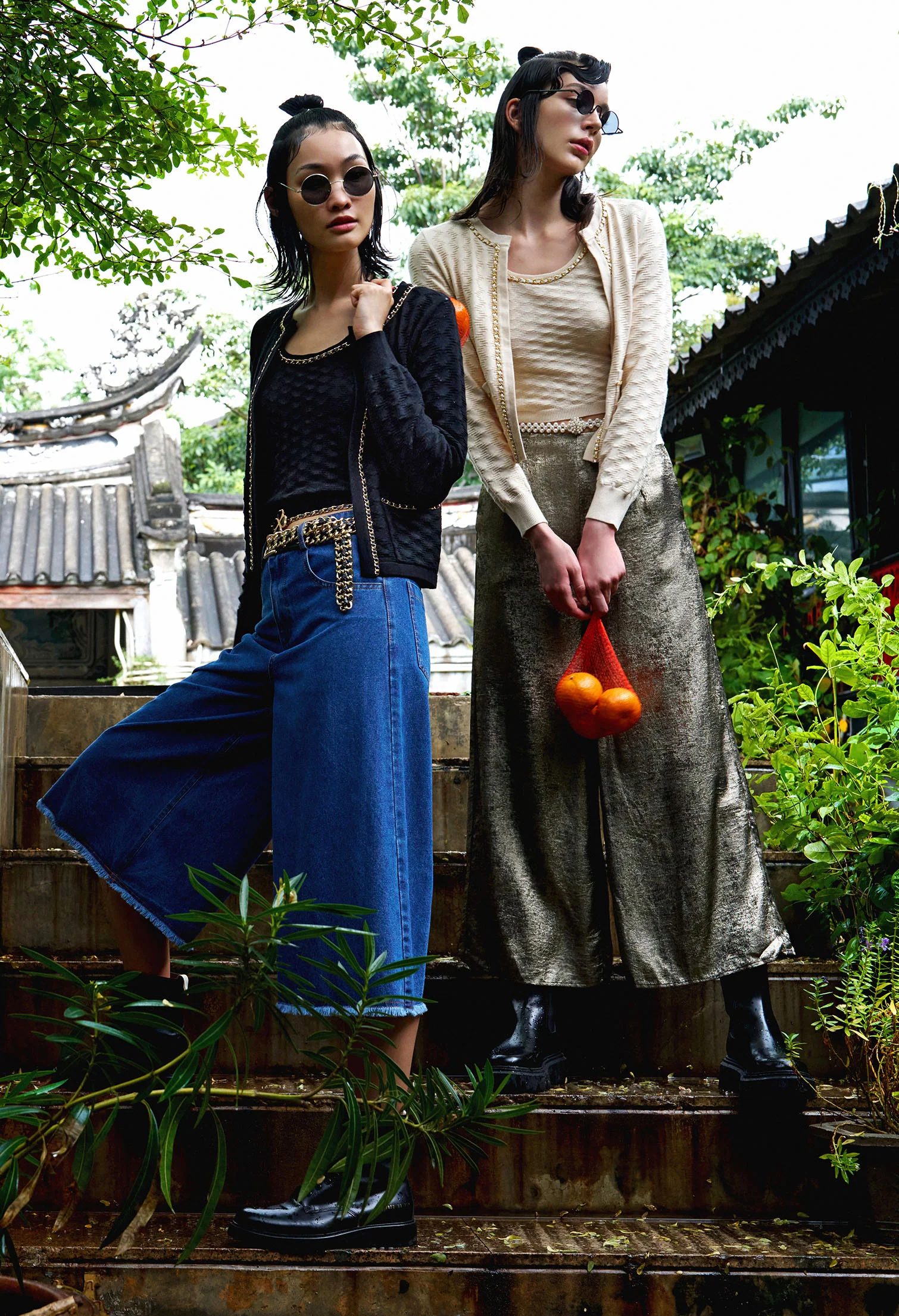 Everyday Palazzo Denim Pants