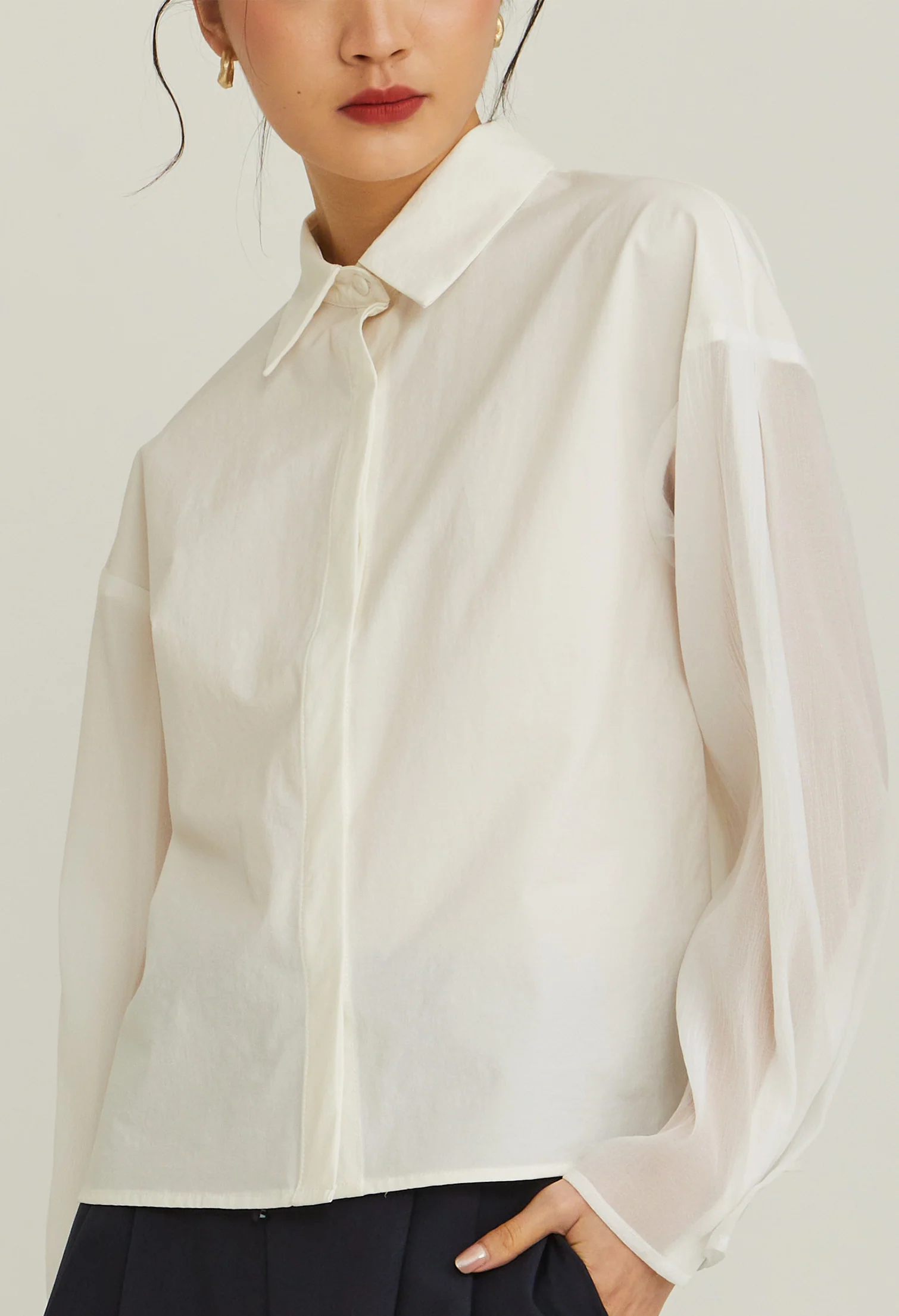 Moonveil Long Sleeves Blouse
