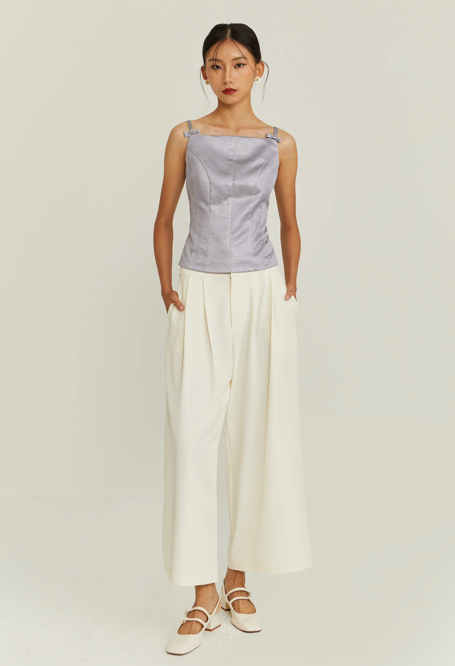 Eternal Bow Sleeveless Top