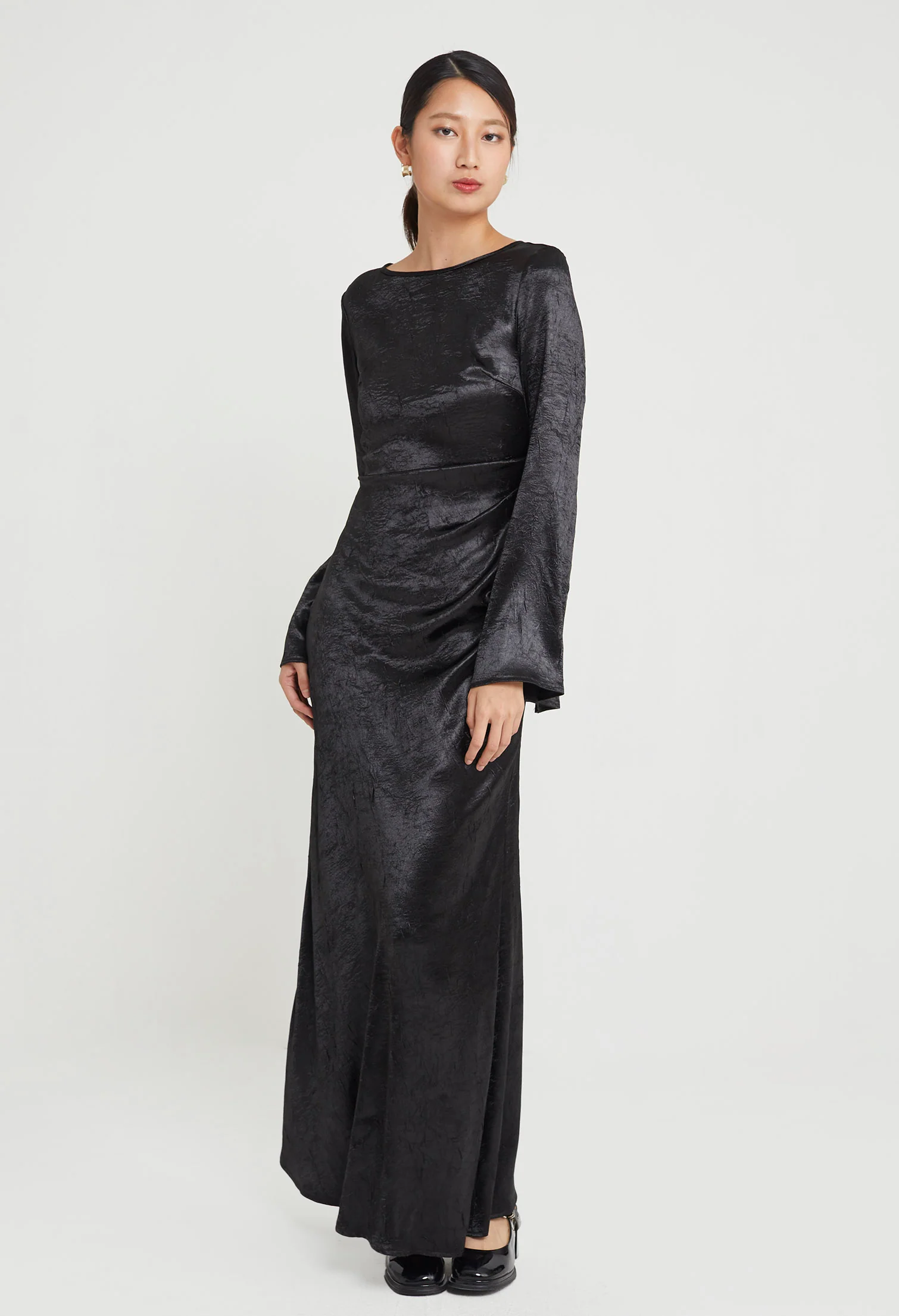 Chandelier Satin Maxi Dress