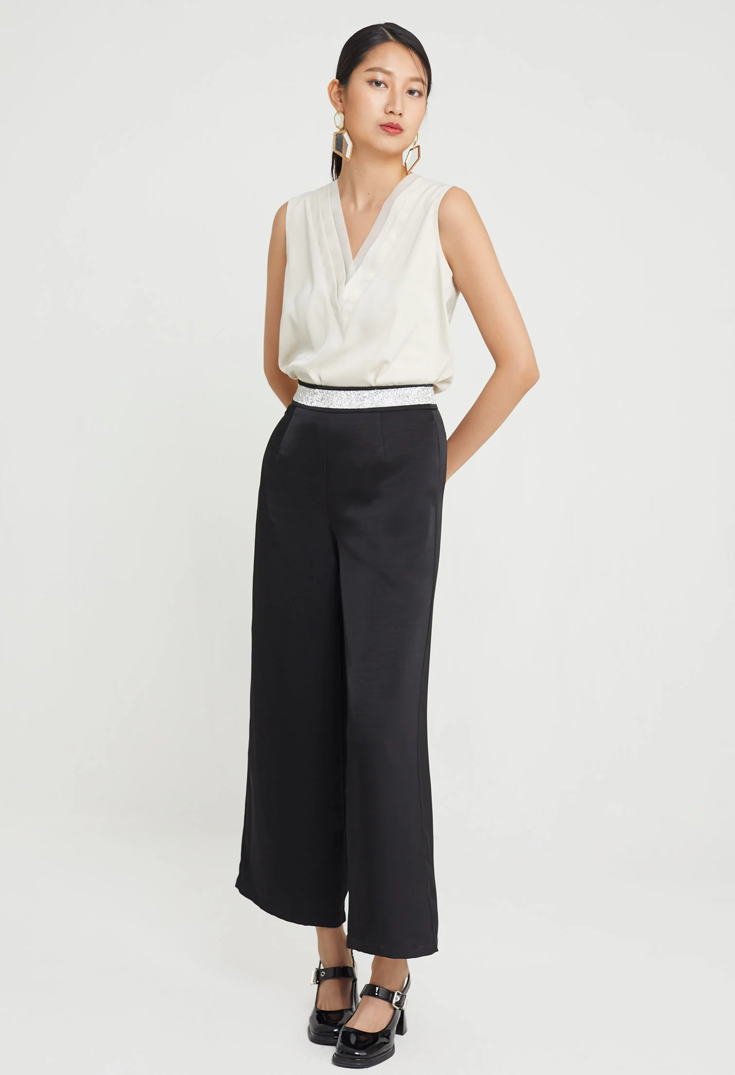Diamonte Straight Cut Trousers