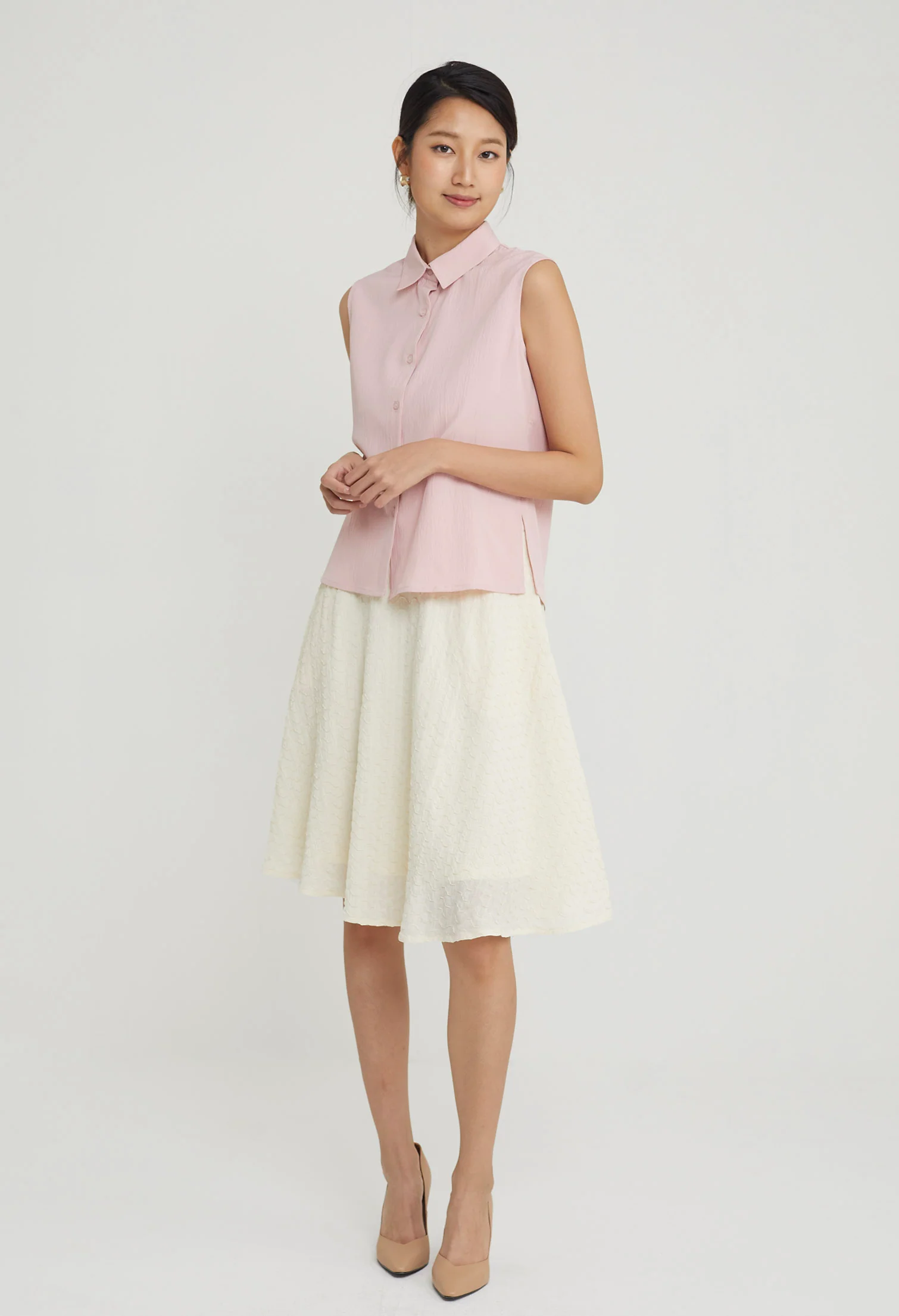 Breezy Bloom Collared Top