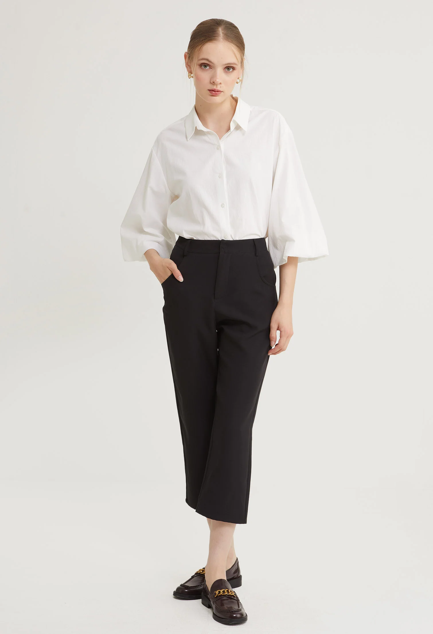 Refined Ease Straight Cut Trousers