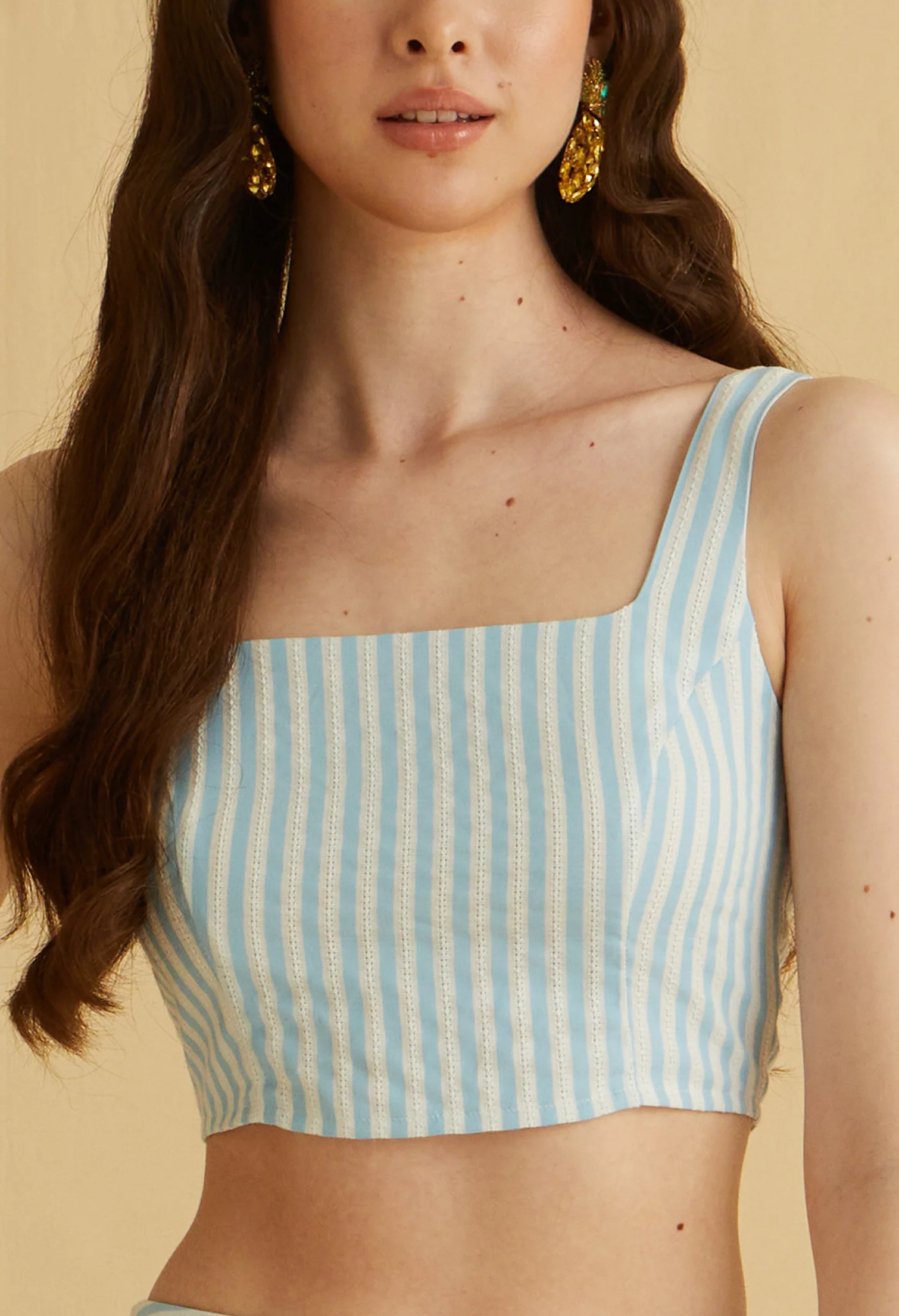 Etna Vista Cropped Sleeveless Top