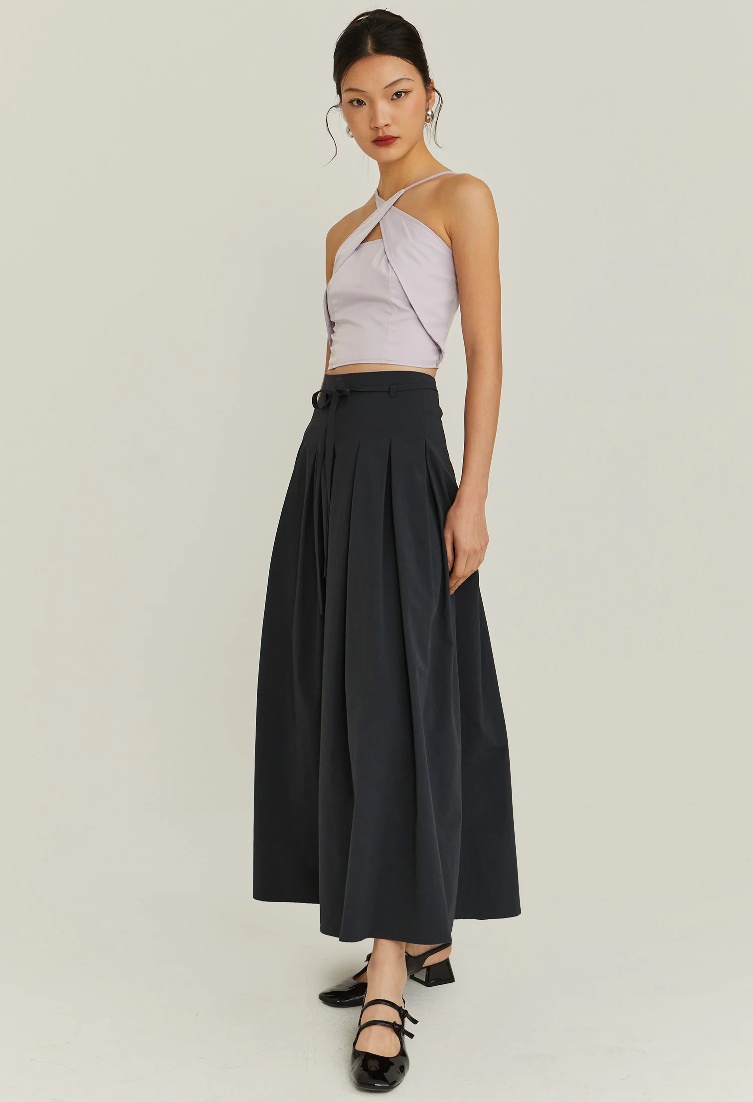 Crescent Halo Sleeveless Top