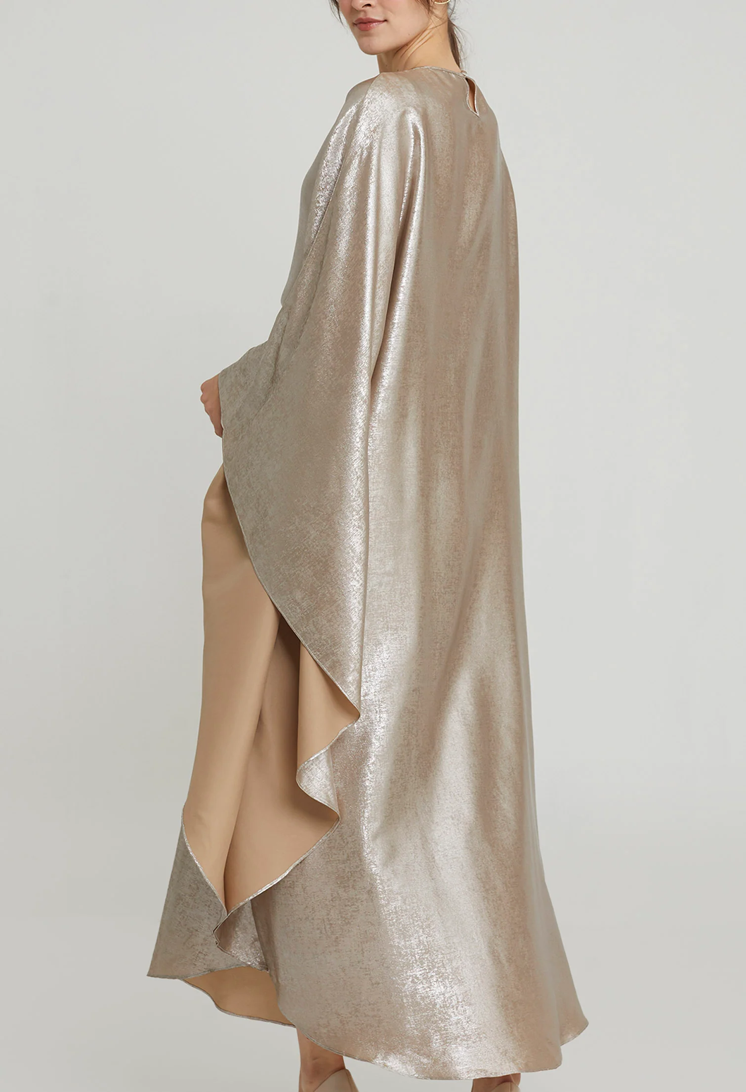 Satin Glitz Maxi Kaftan