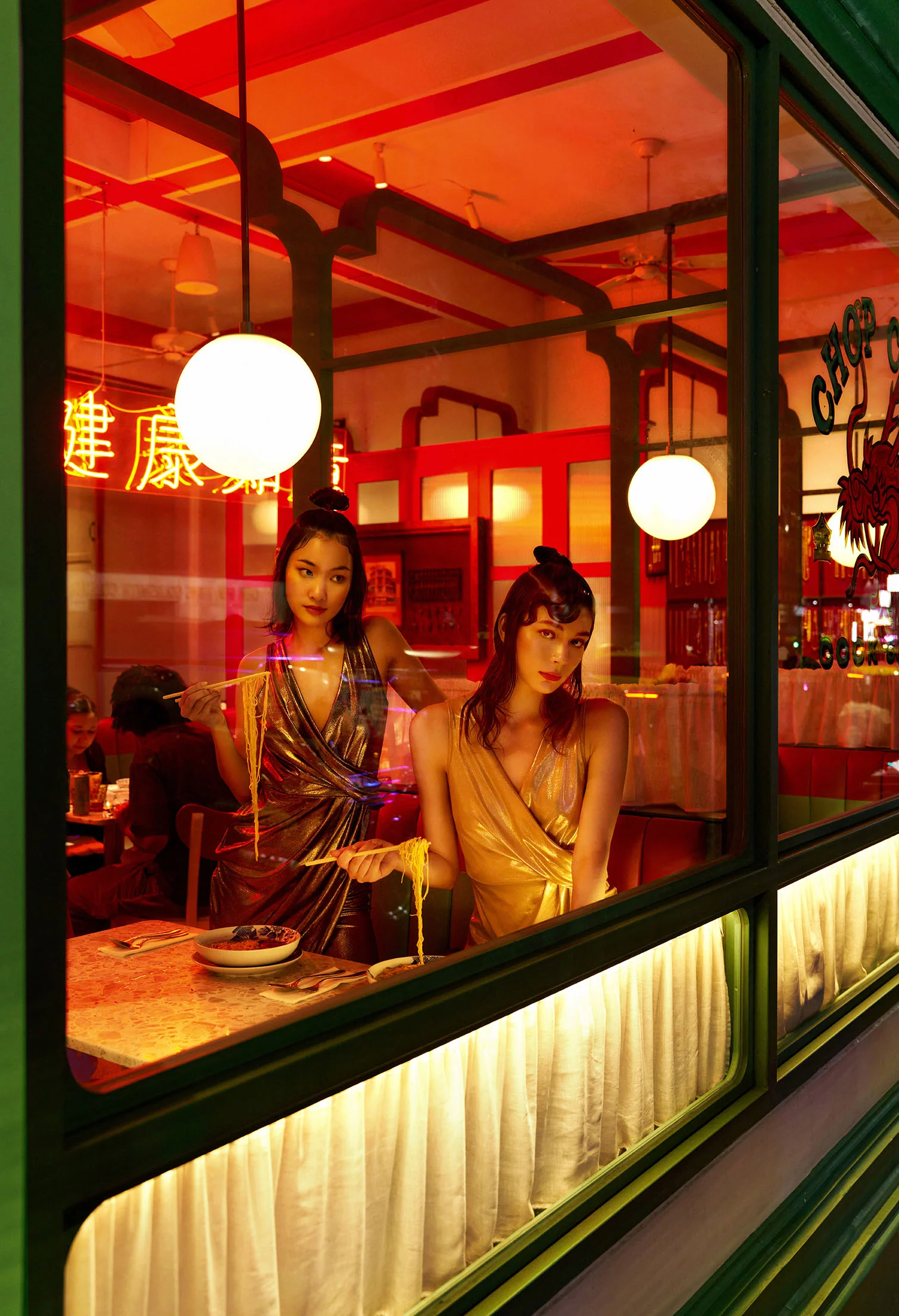 Lavish Surplice Maxi Gown