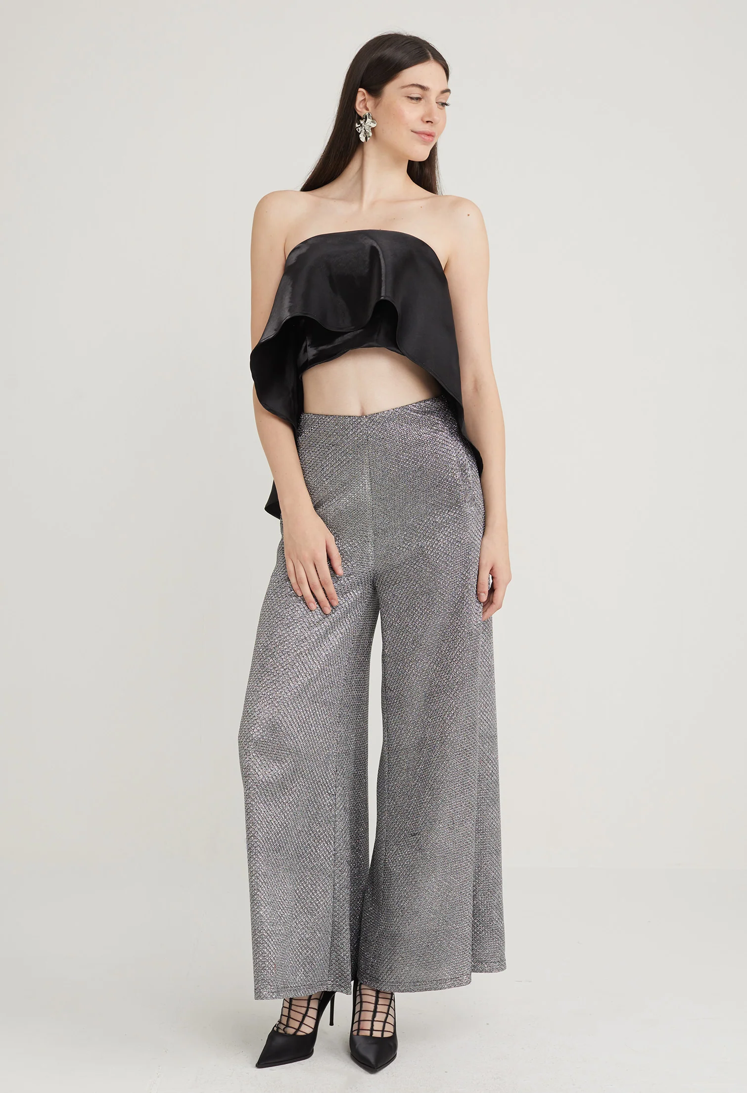 Glitter Spotlight Party Palazzo Pants