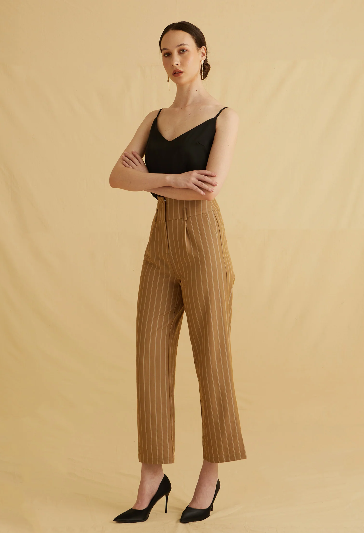 Sharp Line Straight Pants