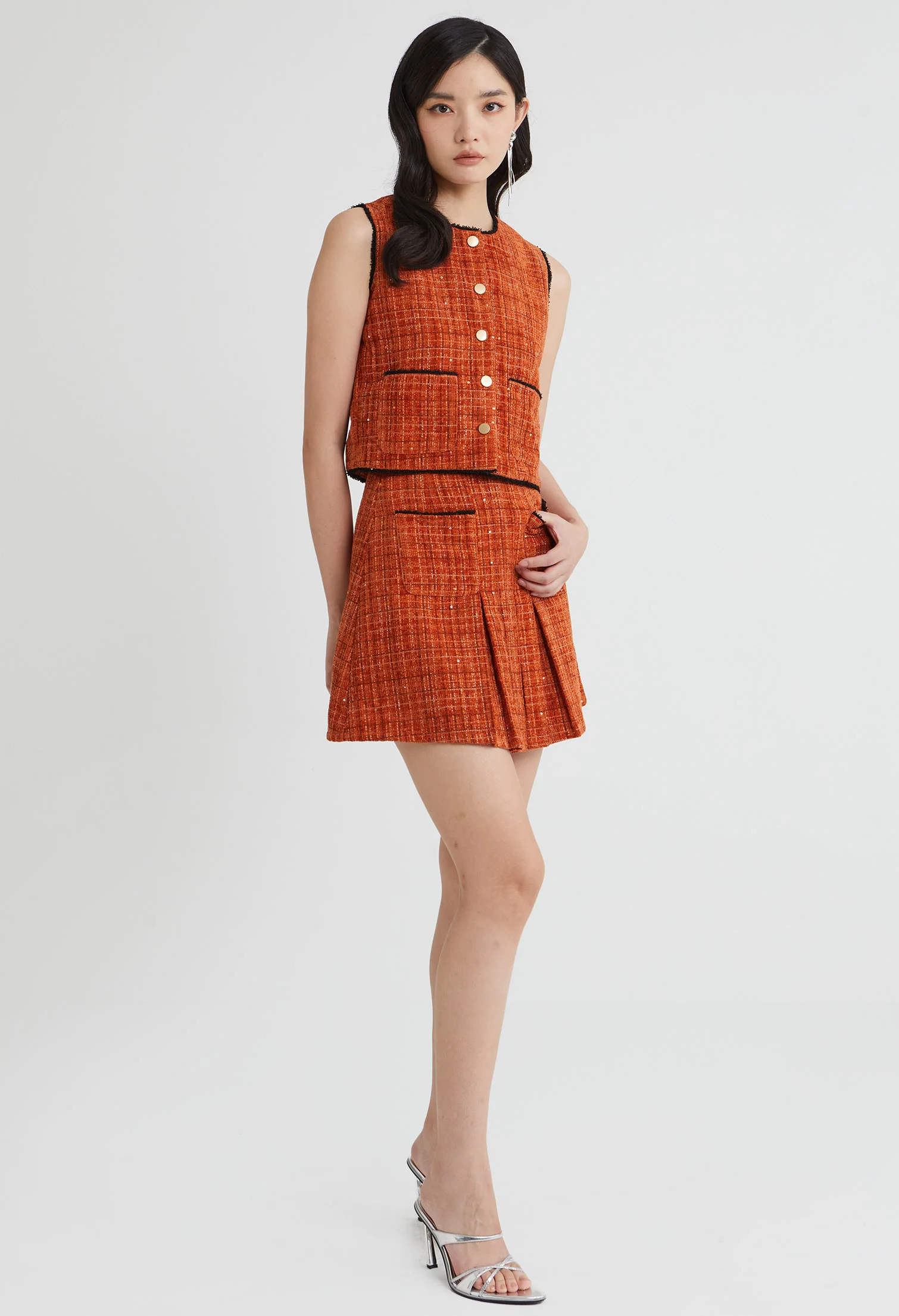 Tweed Charm Mini Skirt