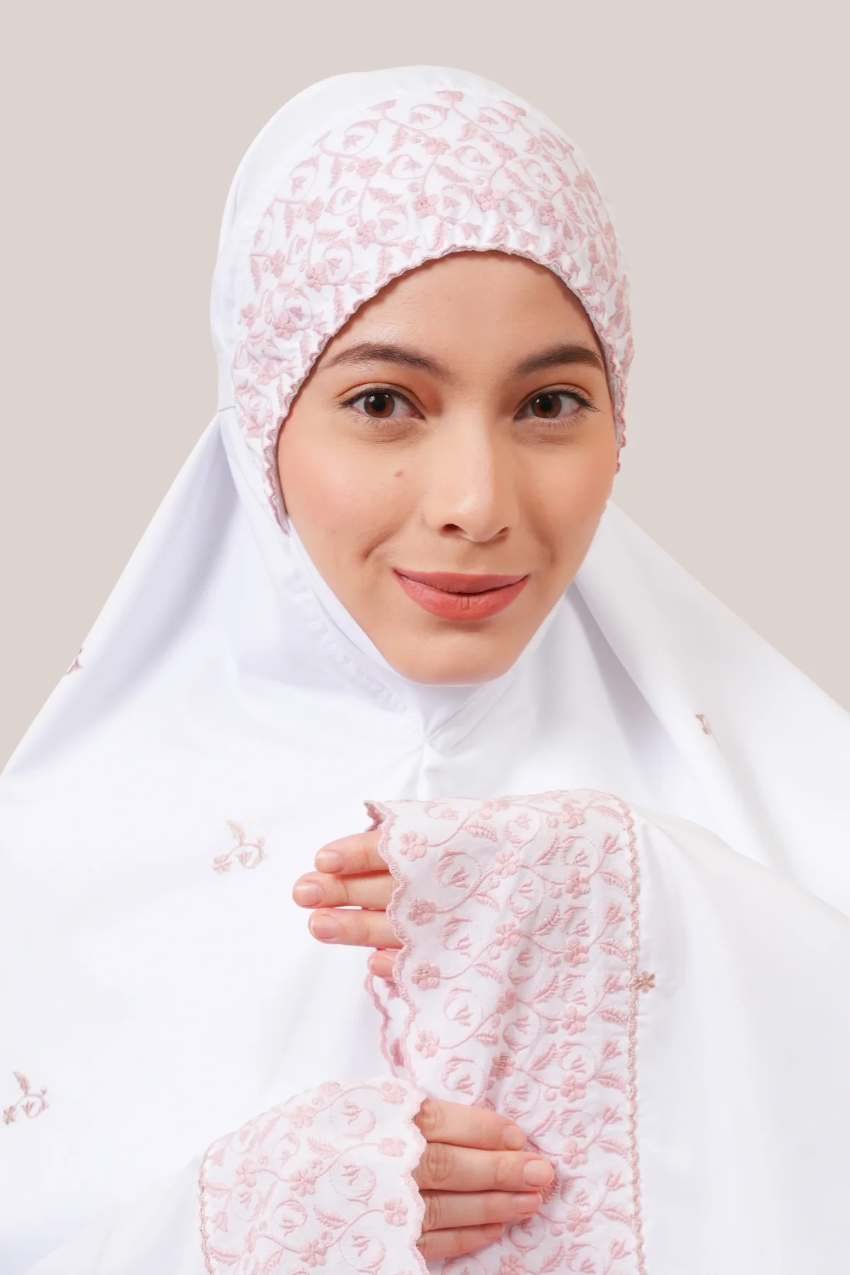 Telekung Broderie Sarimas Rona