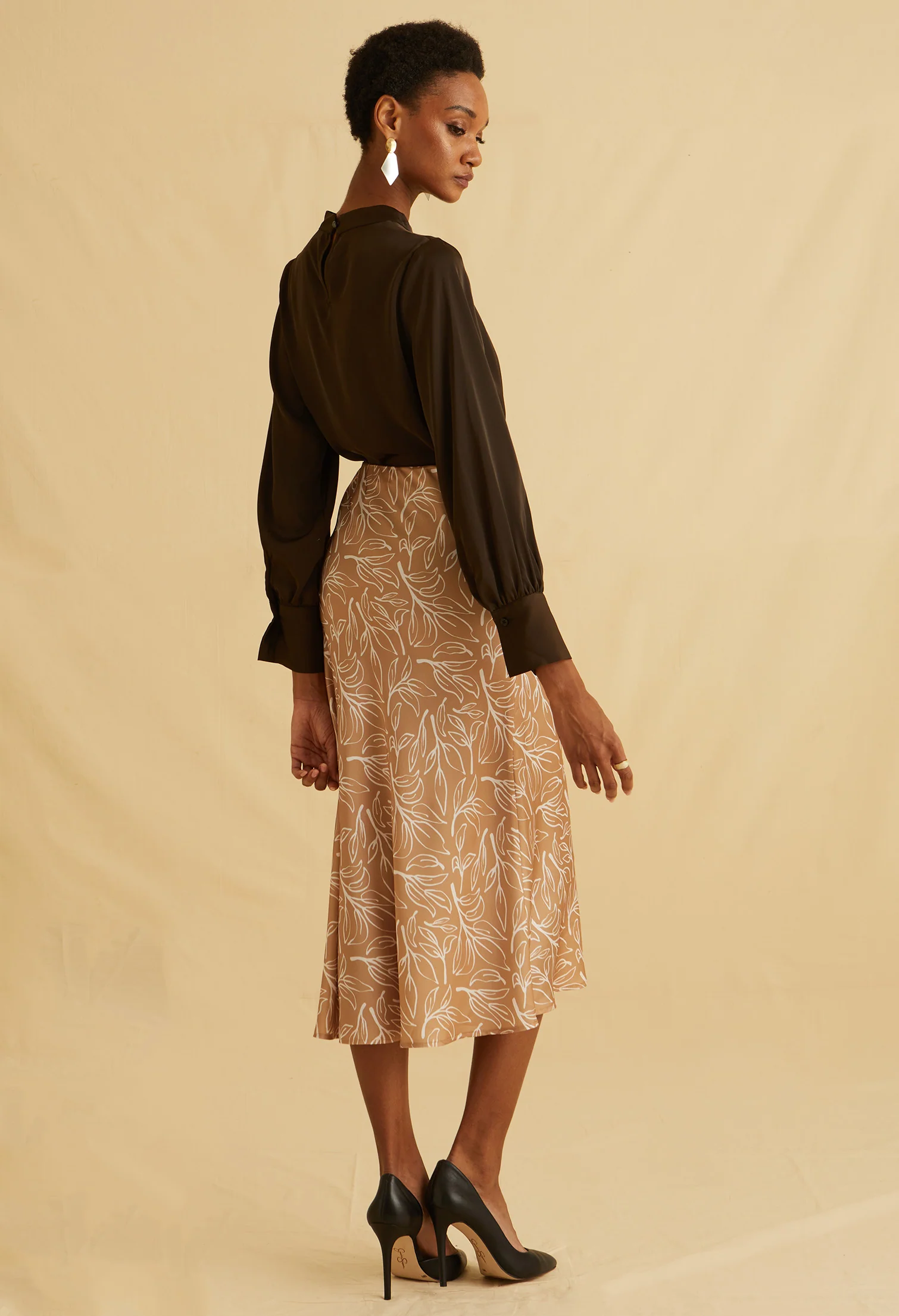 Pastel Bloom Midi Skirts