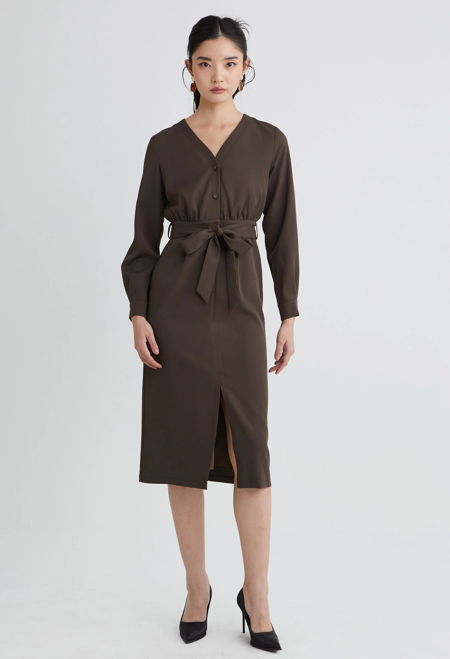 Serene Muse Midi Dress