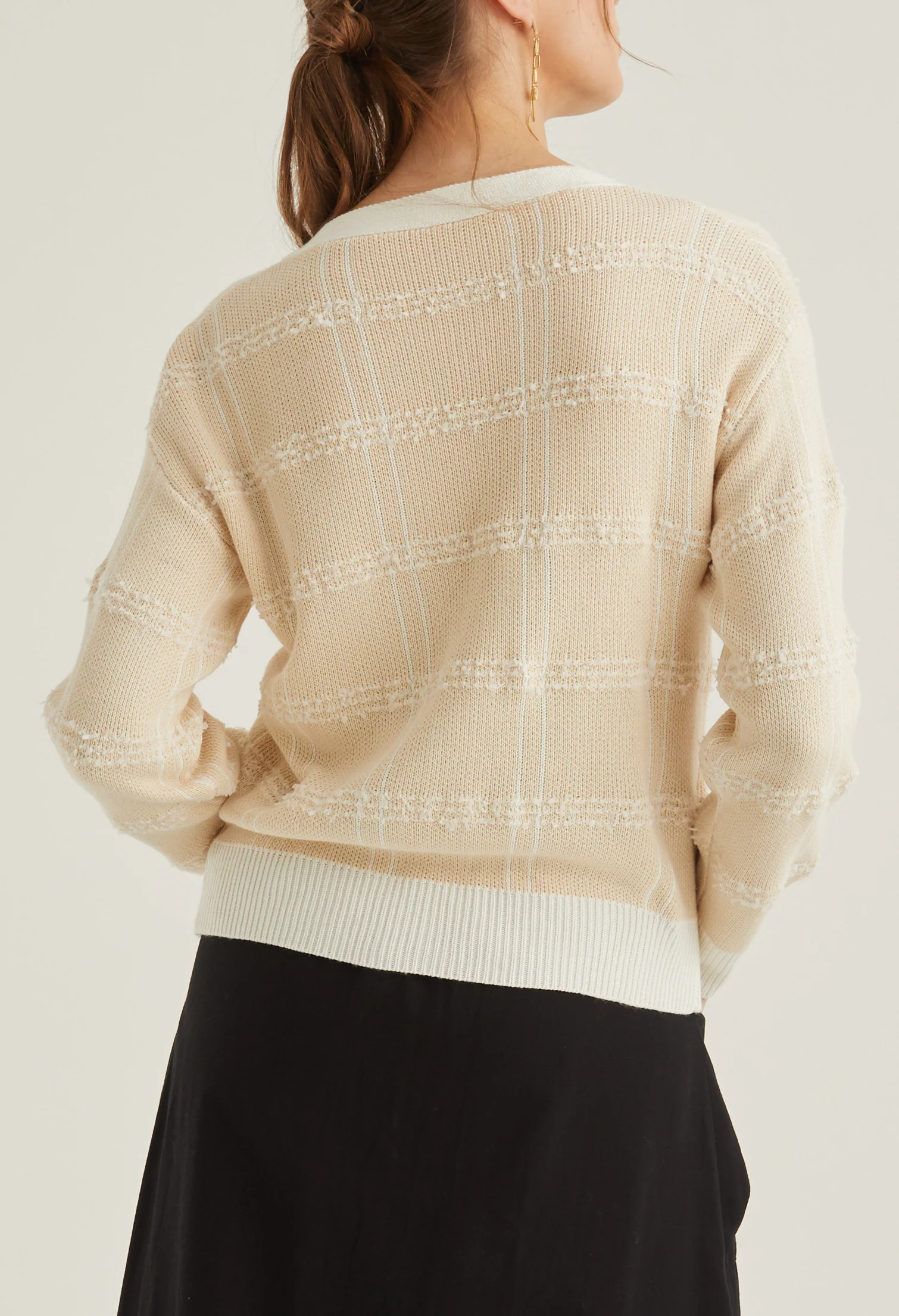 English Breakfast Button Down Cardigan