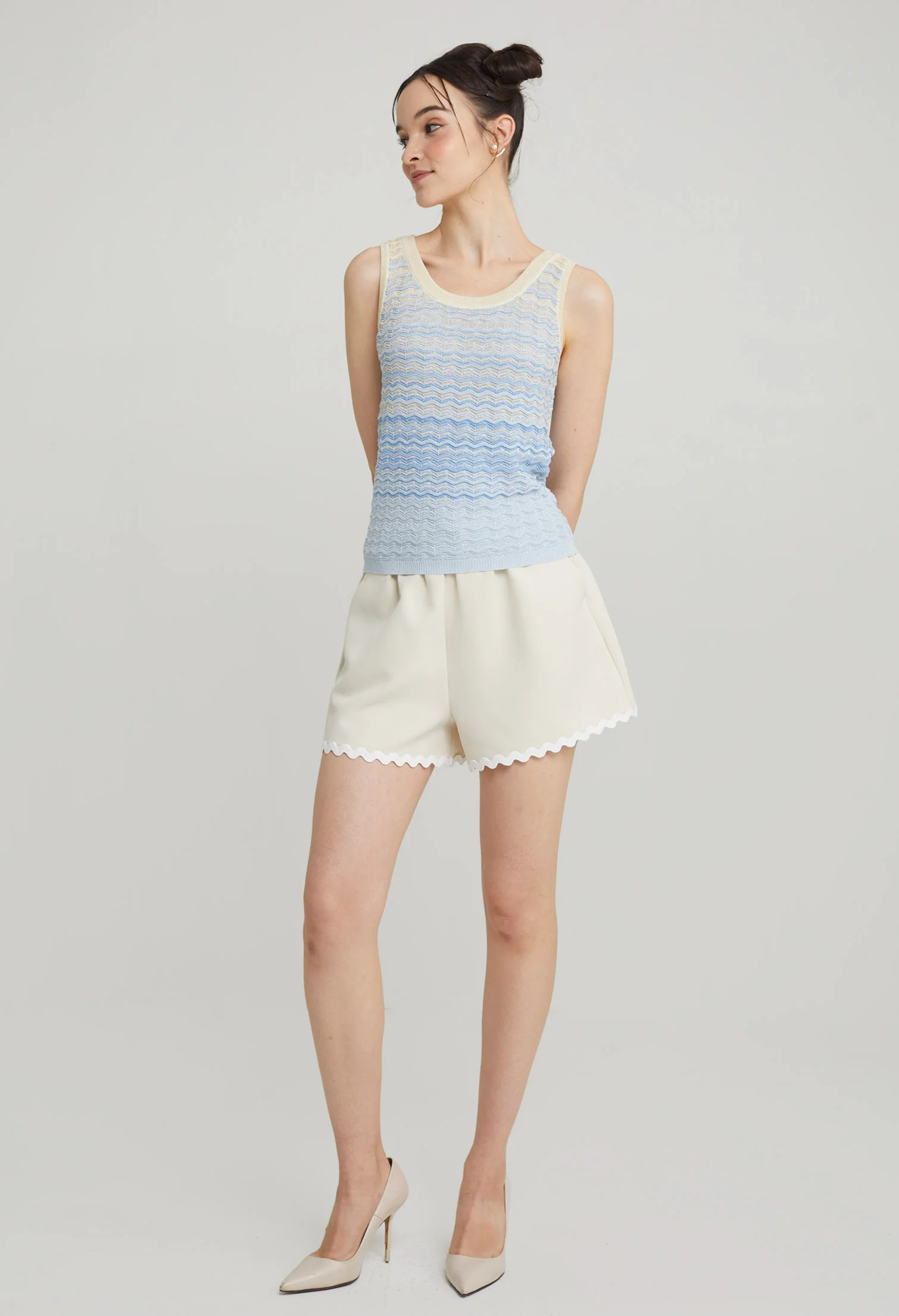 Sweet Knitted Sleeveless Top