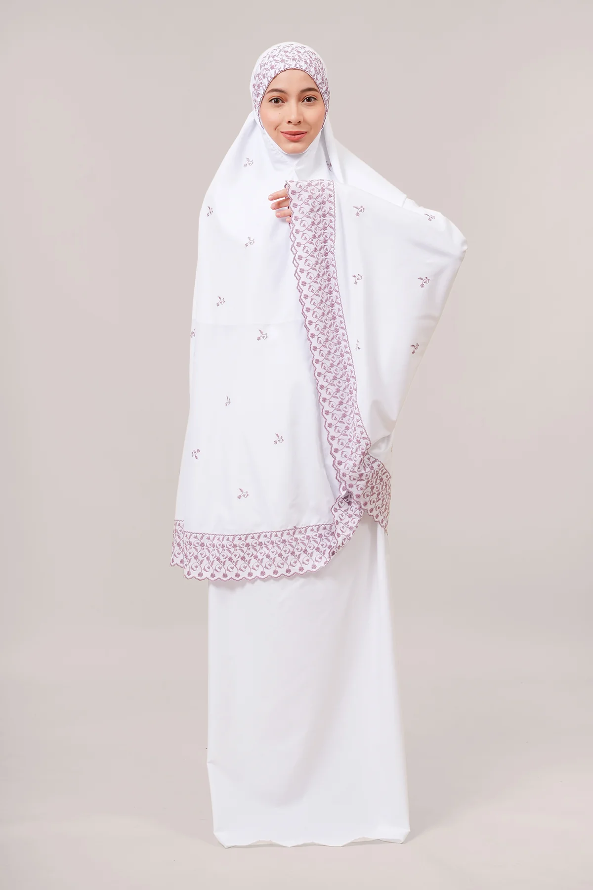 Telekung Broderie Sarimas Rona