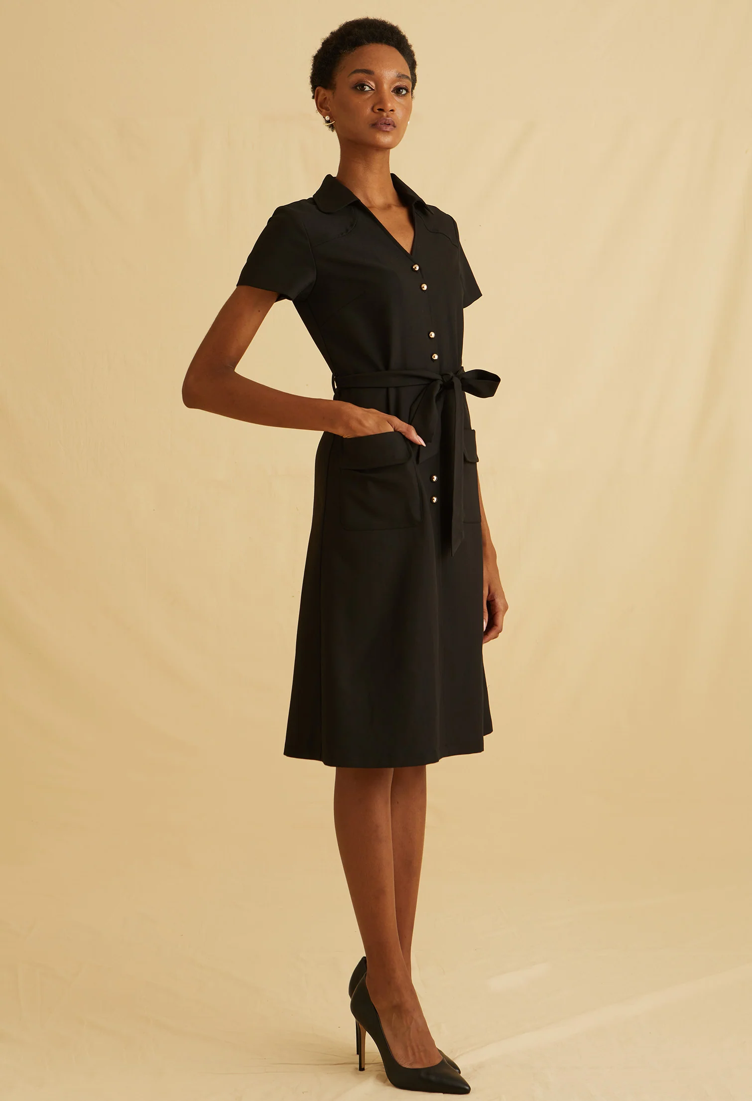 Modern Poise Midi Dress