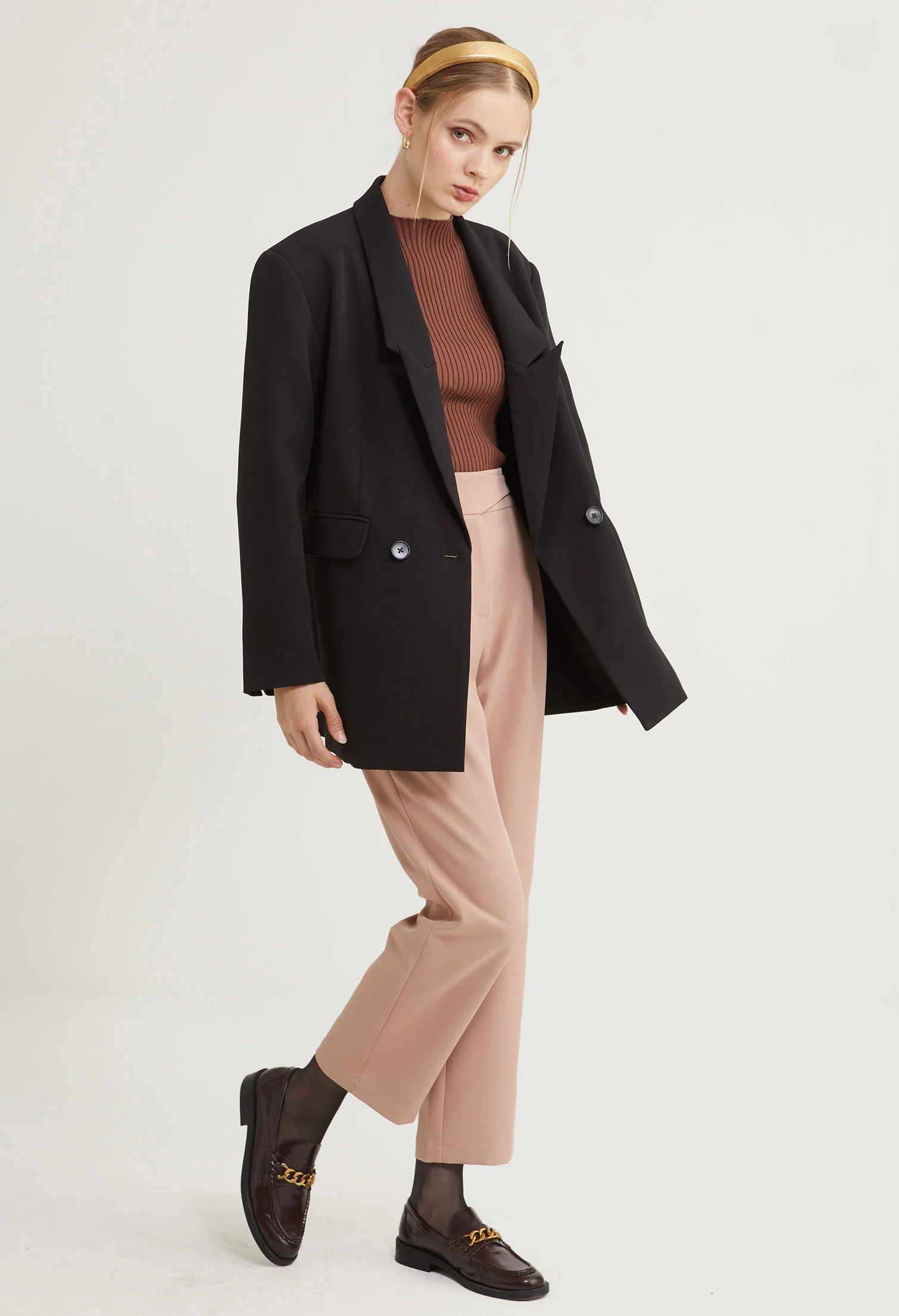 Paramount Double Breasted Chic Blazer