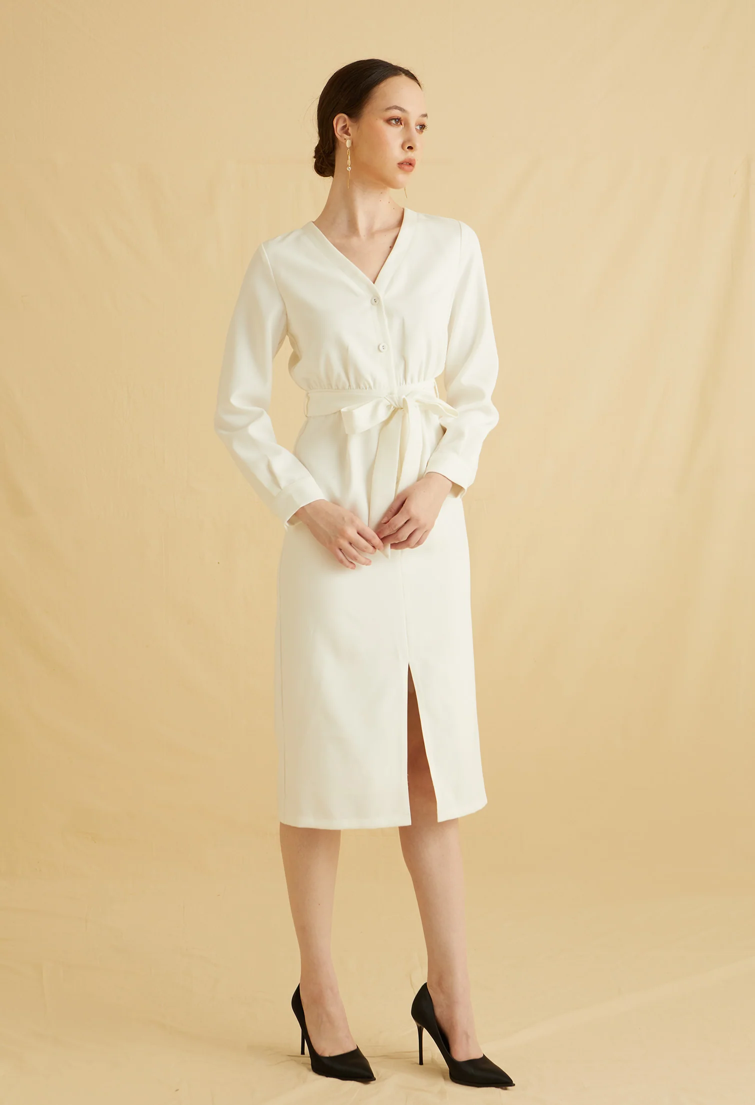 Serene Muse Midi Dress