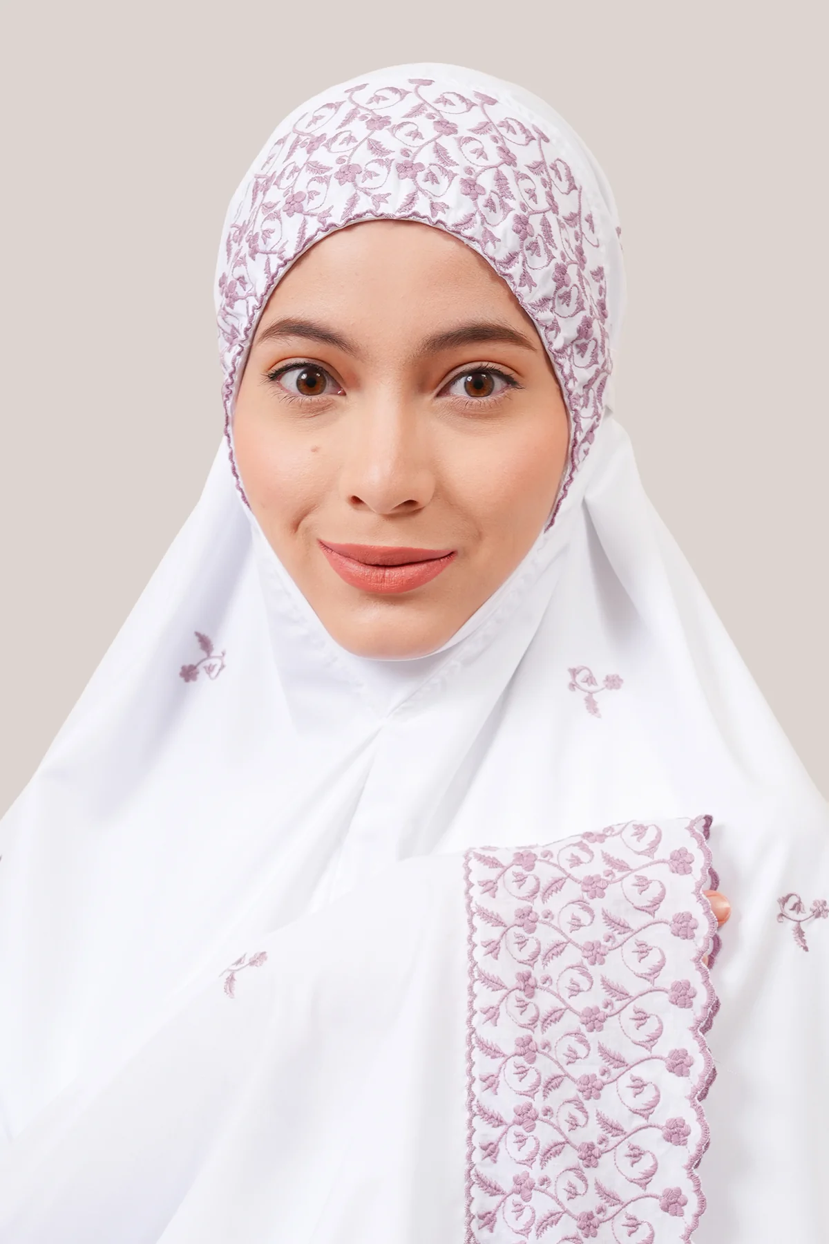 Telekung Broderie Sarimas Rona