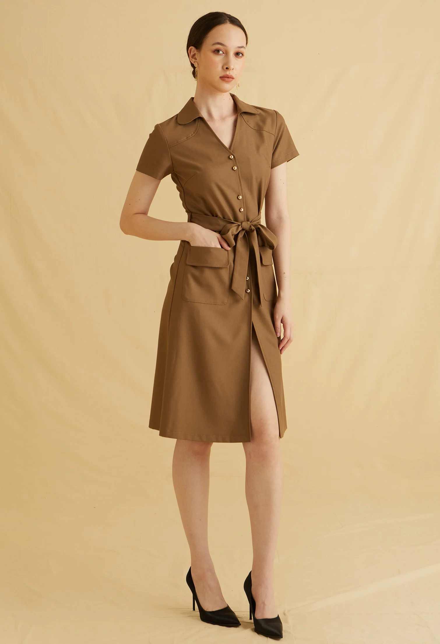 Modern Poise Midi Dress