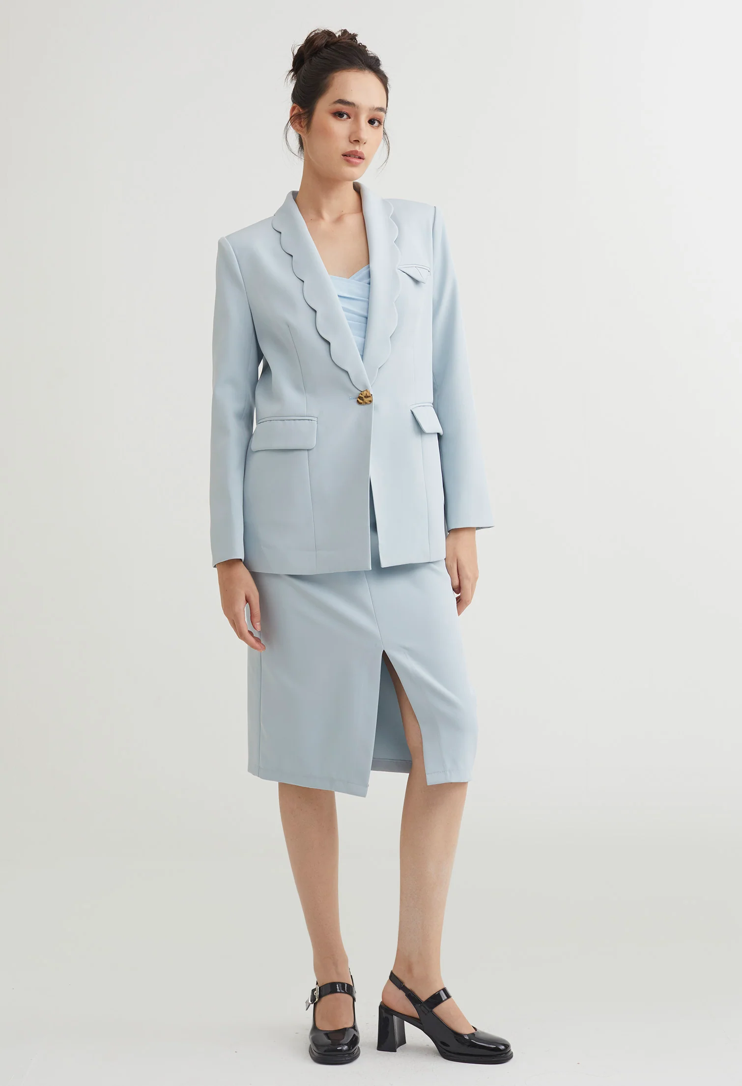 Quirky Smart Midi Skirt