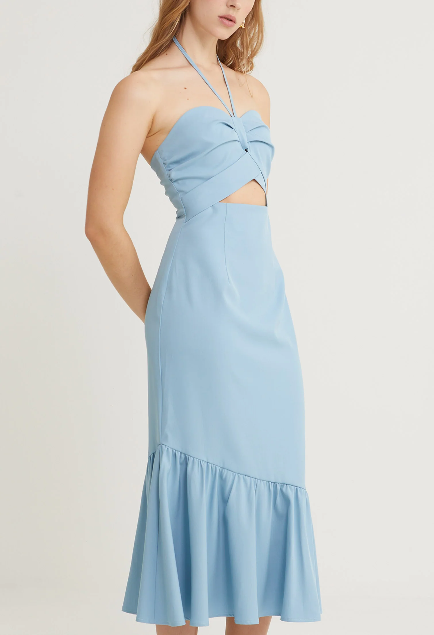 Aloha Cutout Midi Dress