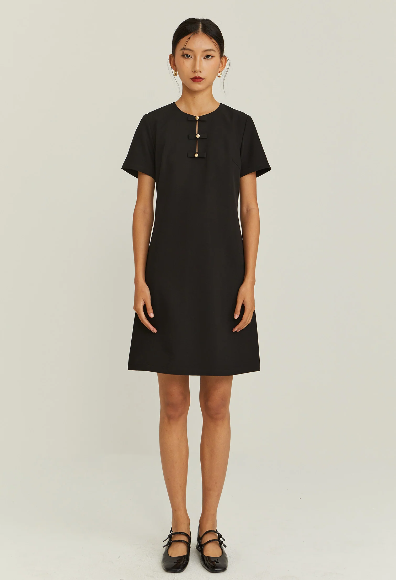 Triple Bow Mini Dress