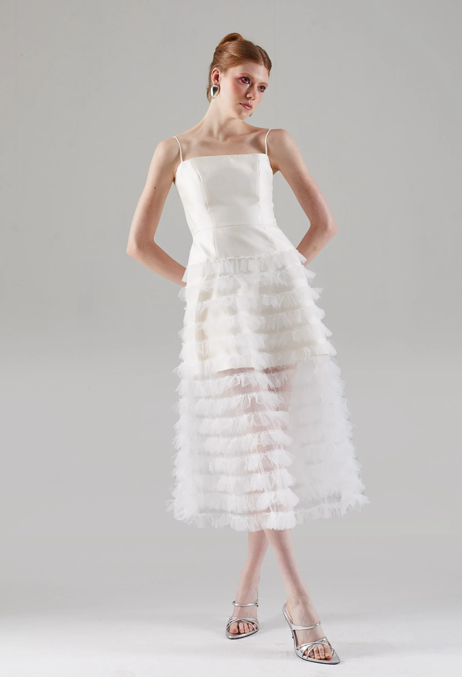 Puffy Chiffon Tulle Dress